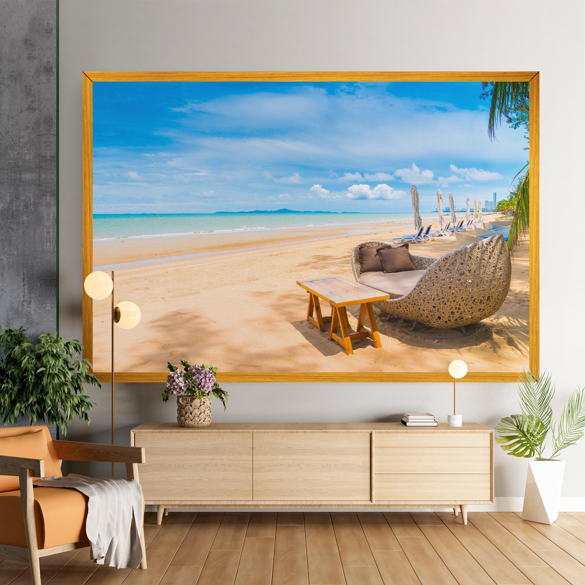 Leinwandbild Dinning Blue Sky mockup 9