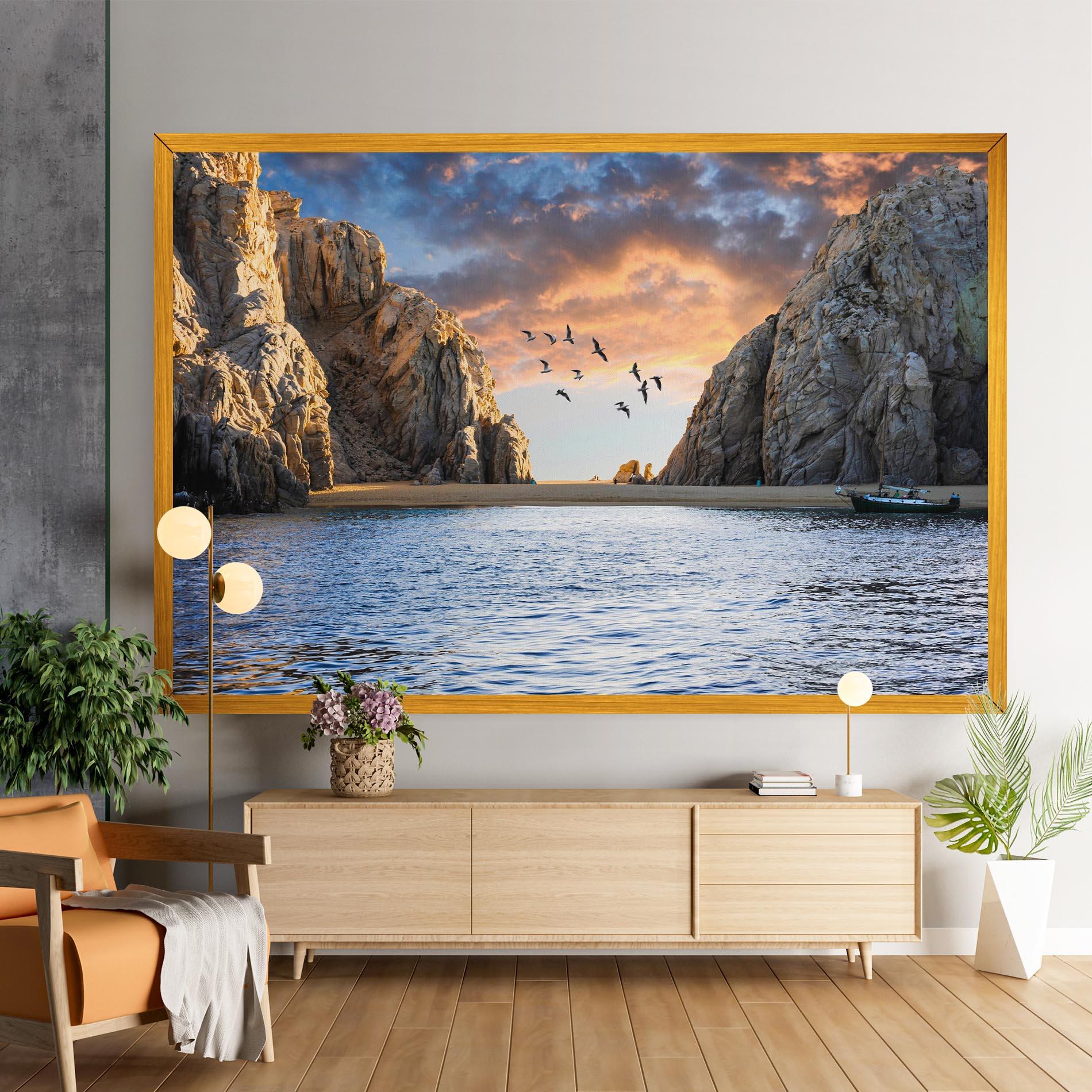 Leinwandbild Lover S Beach mockup 9