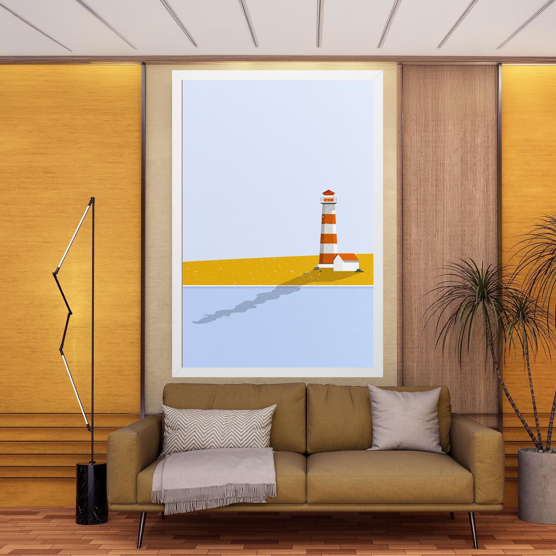 Leinwandbild Beach Tower mockup 9