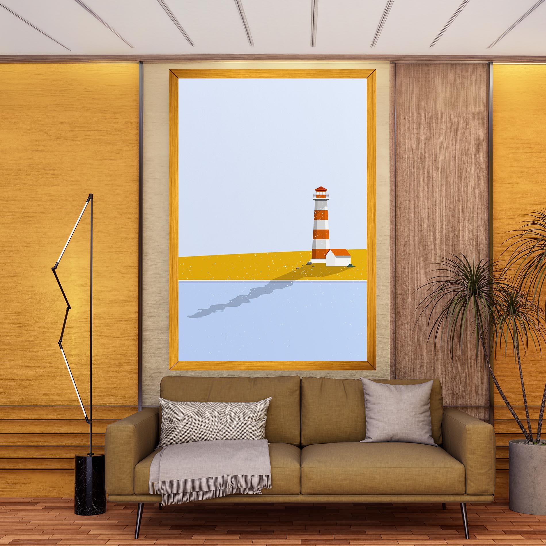 Leinwandbild Beach Tower mockup 9