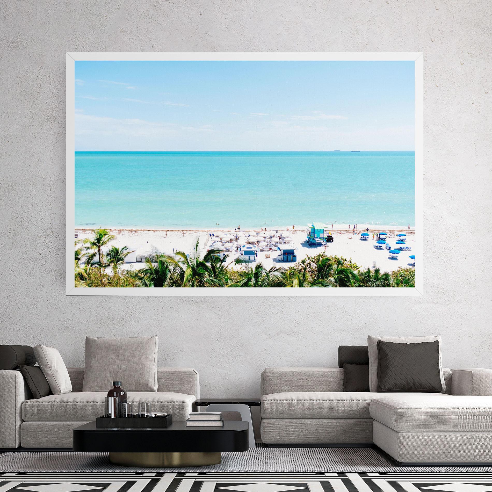 Leinwandbild Blue Clear Water mockup 2