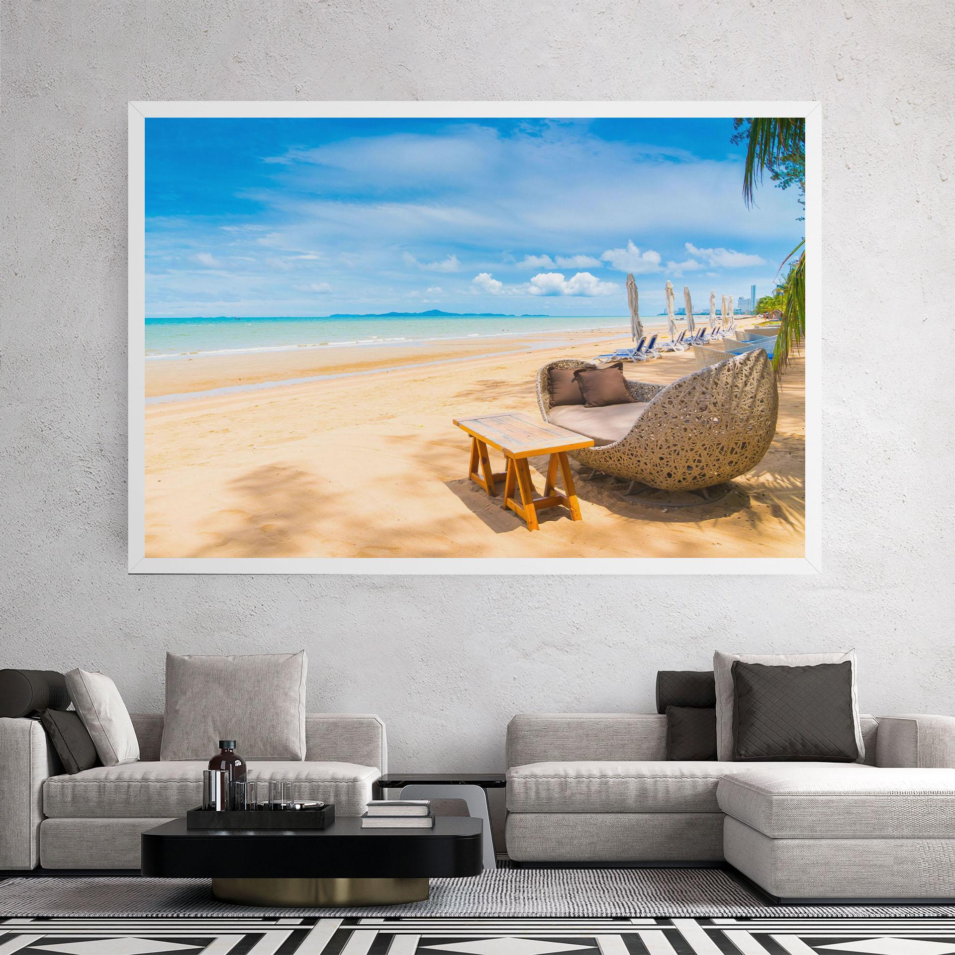 Leinwandbild Dinning Blue Sky mockup 2