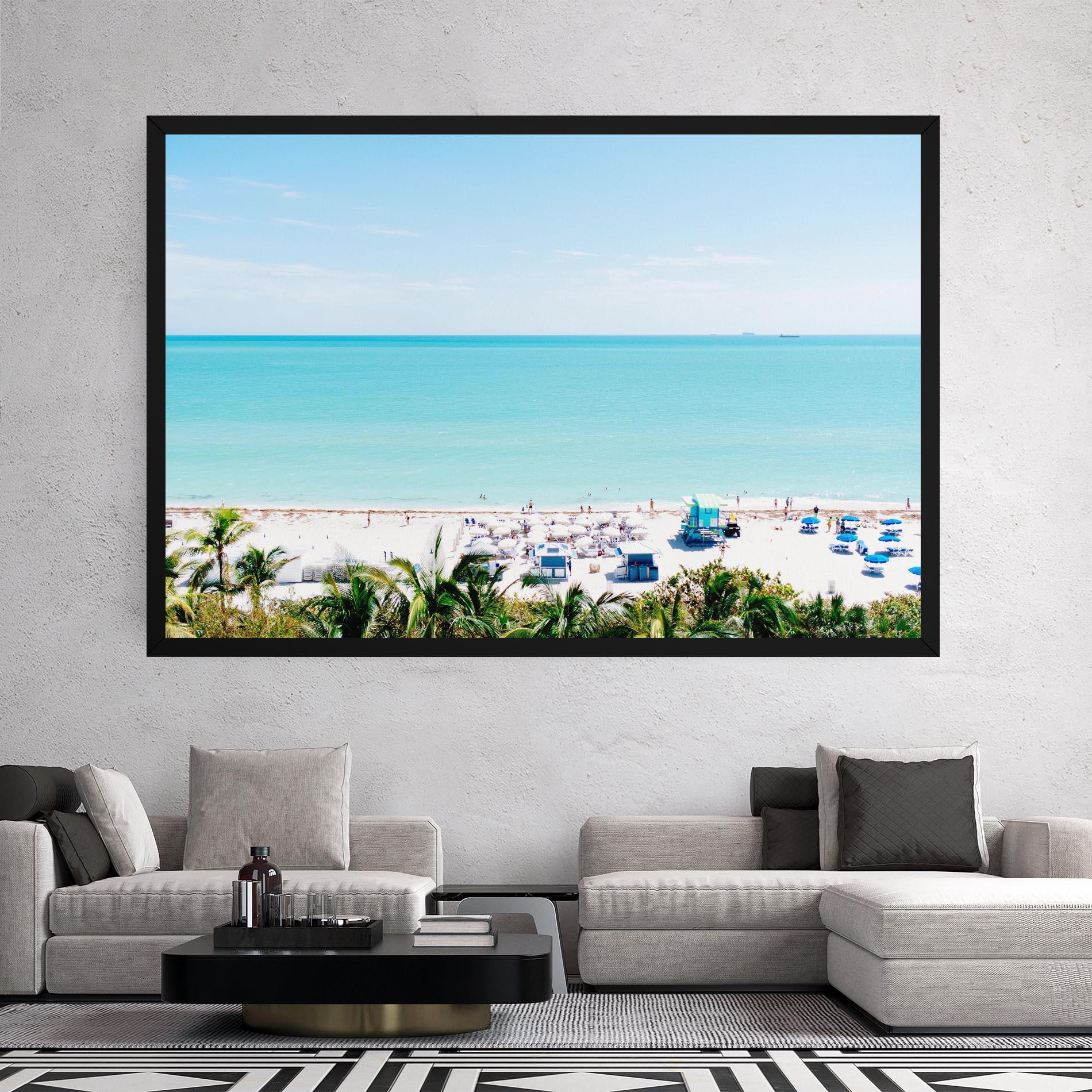 Leinwandbild Blue Clear Water mockup 2