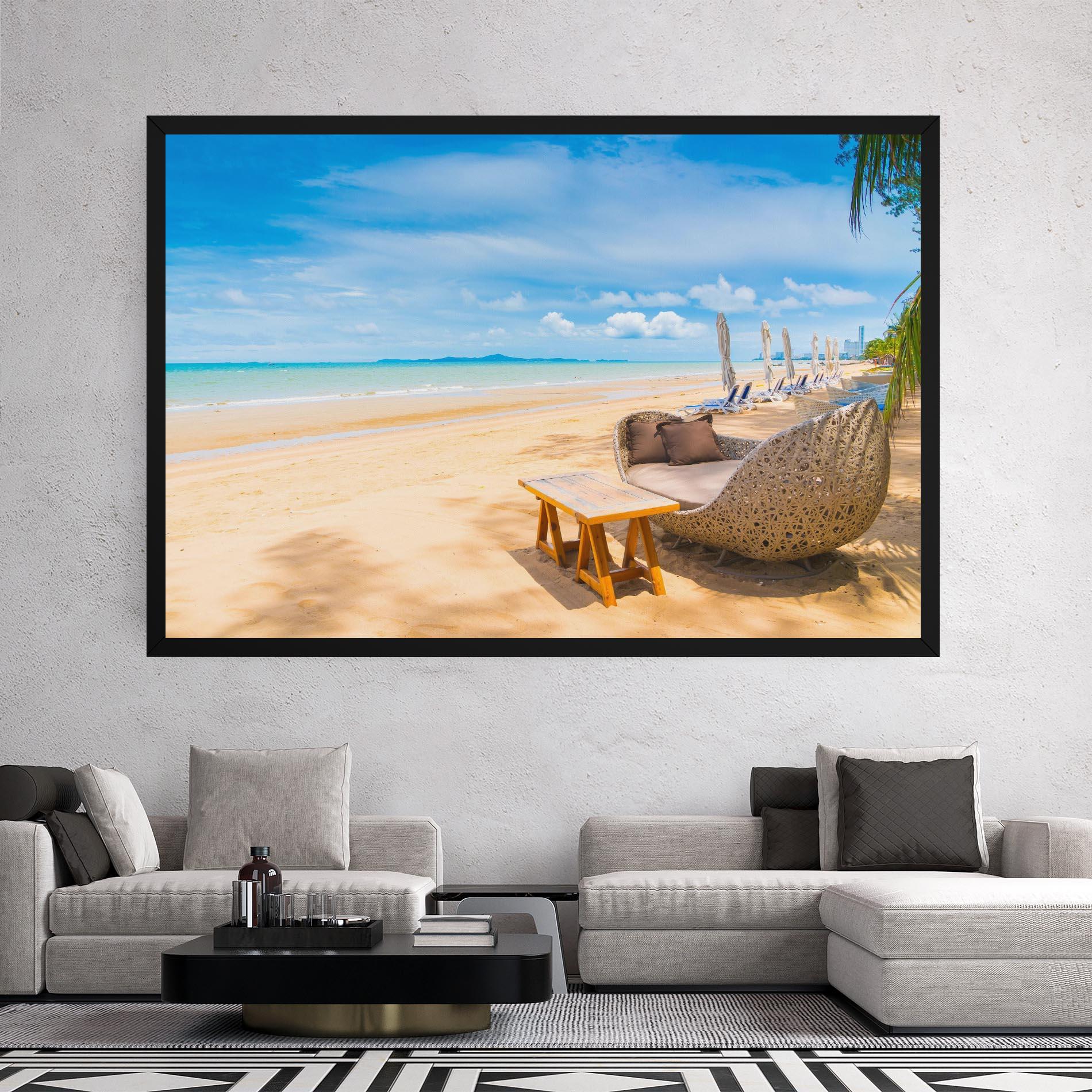 Leinwandbild Dinning Blue Sky mockup 2