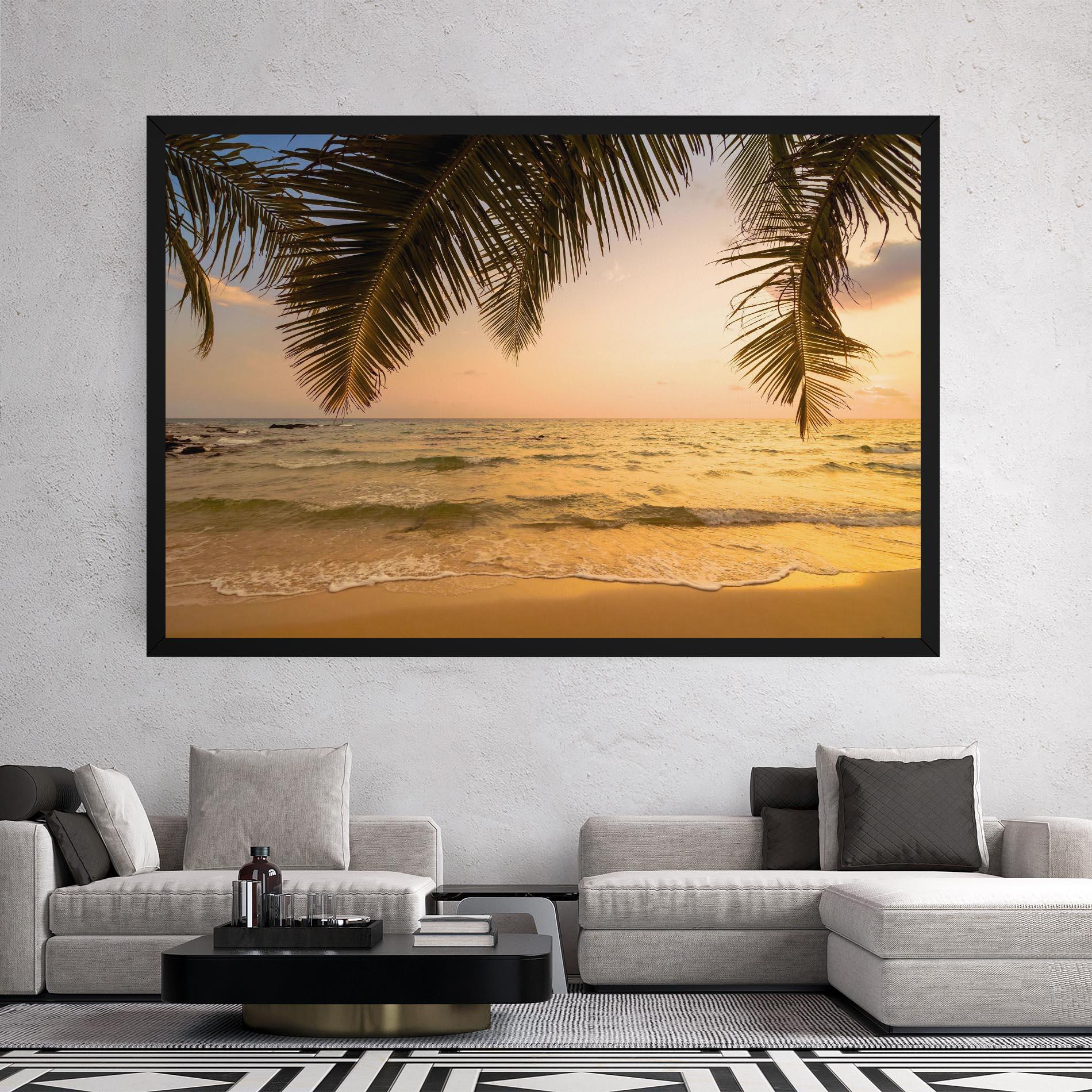 Leinwandbild Paradise Island mockup 2