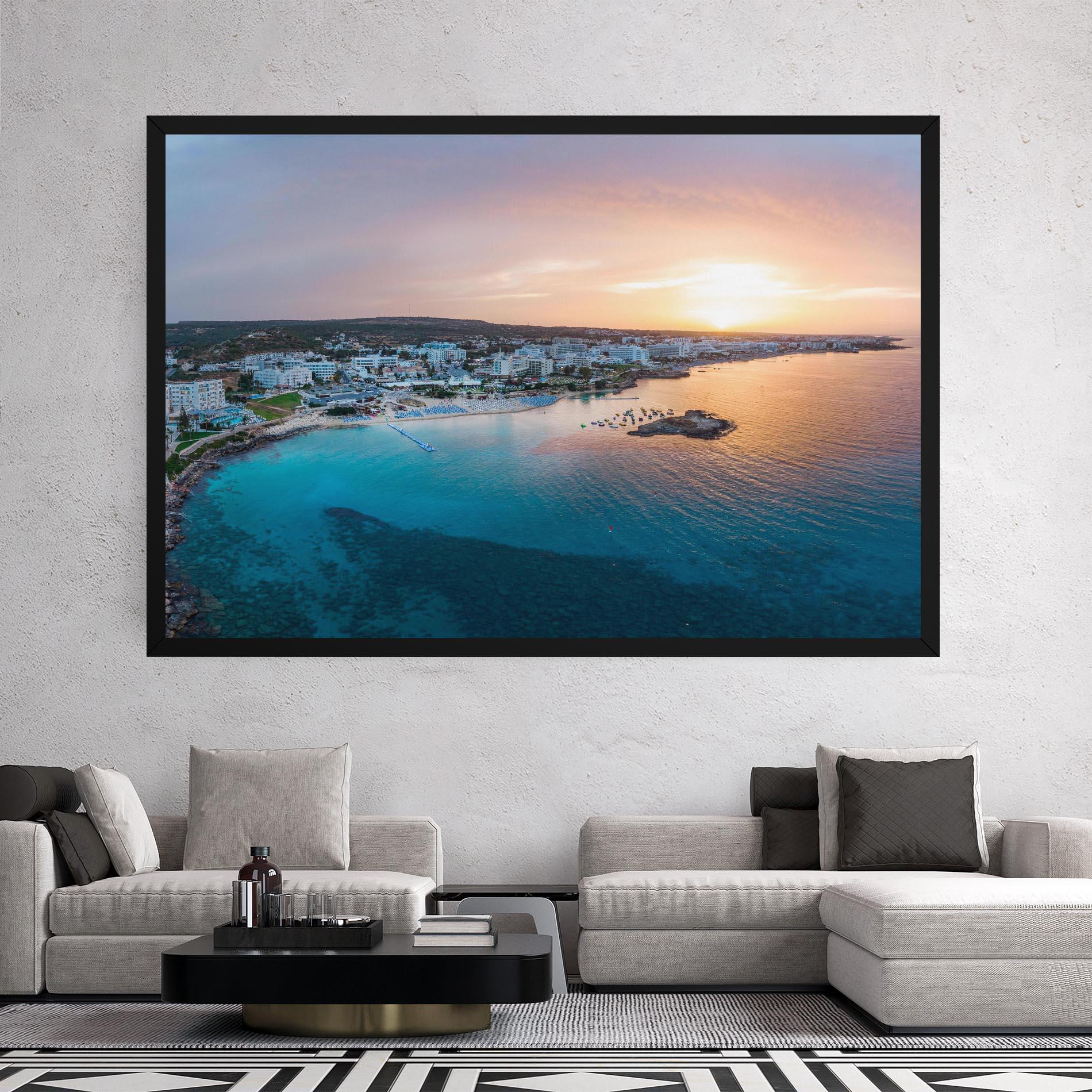 Leinwandbild Protaras Cyprus mockup 2