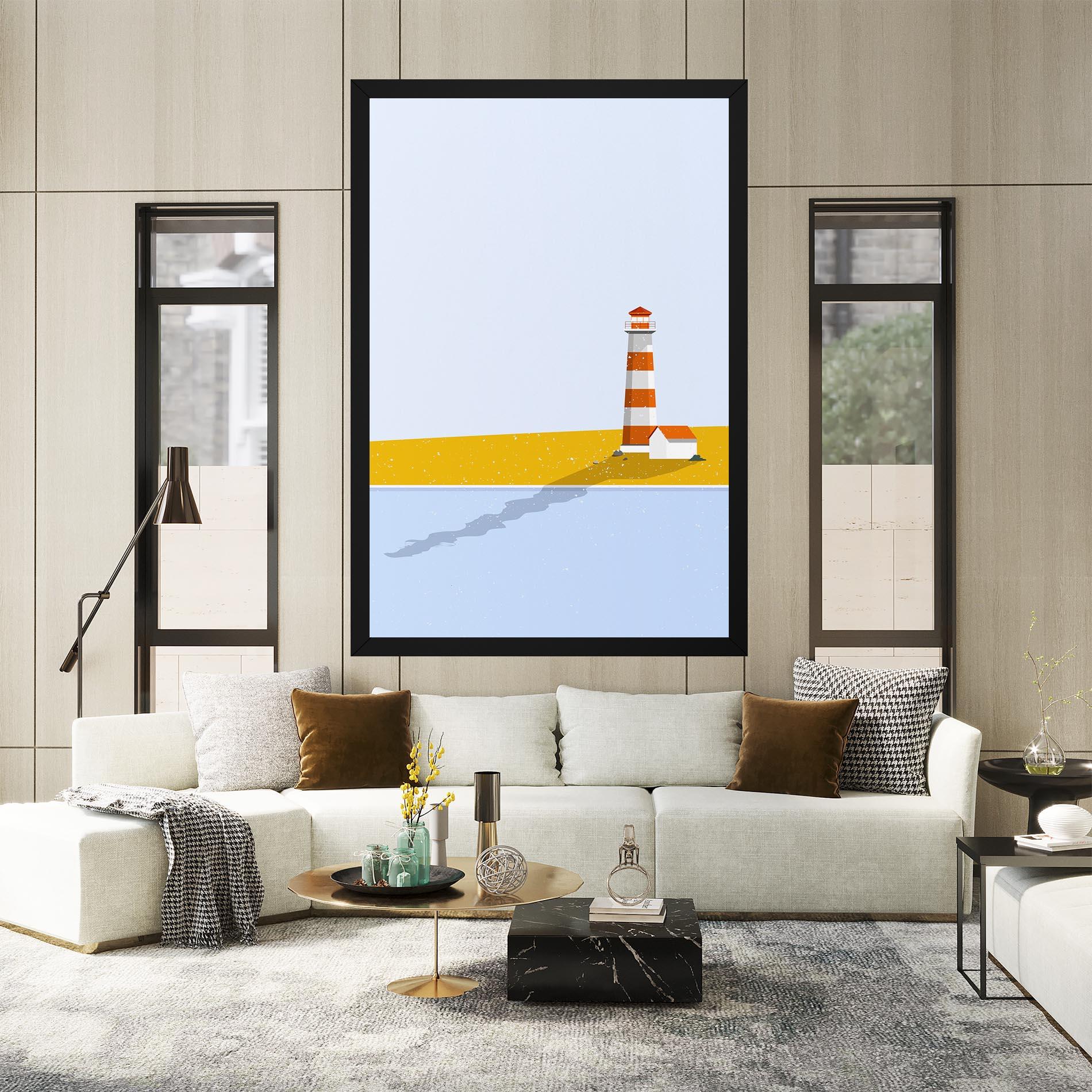 Leinwandbild Beach Tower mockup 2