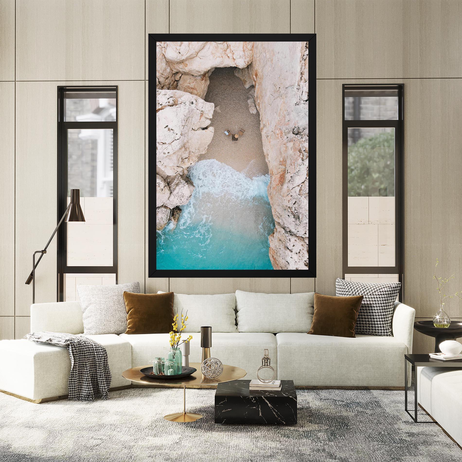 Leinwandbild Private White Cave mockup 2