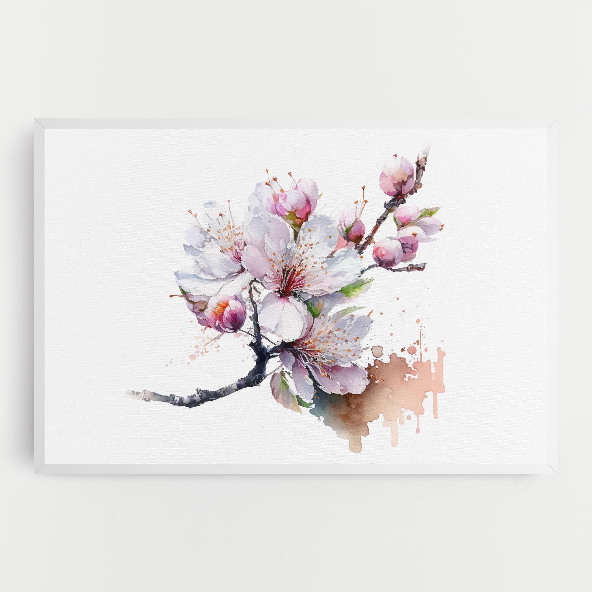 Leinwandbild Cherry Spring Art mockup 0