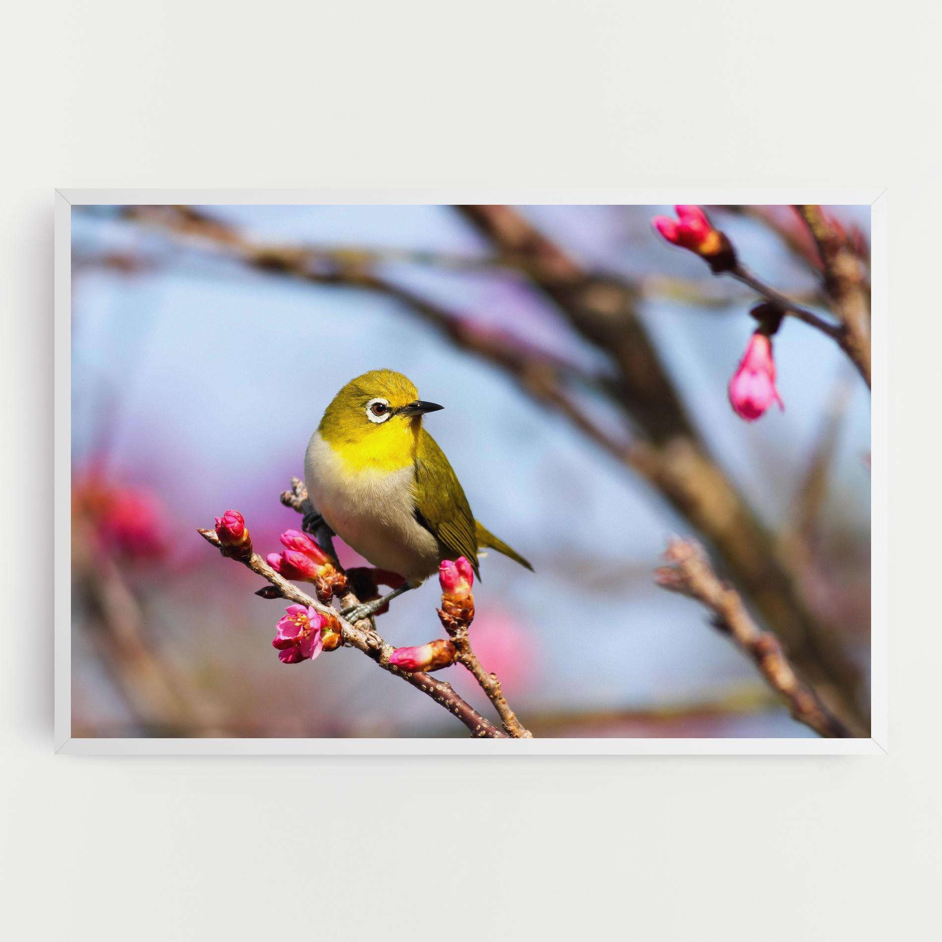 Leinwandbild Cute Pink Flower Buds mockup 0