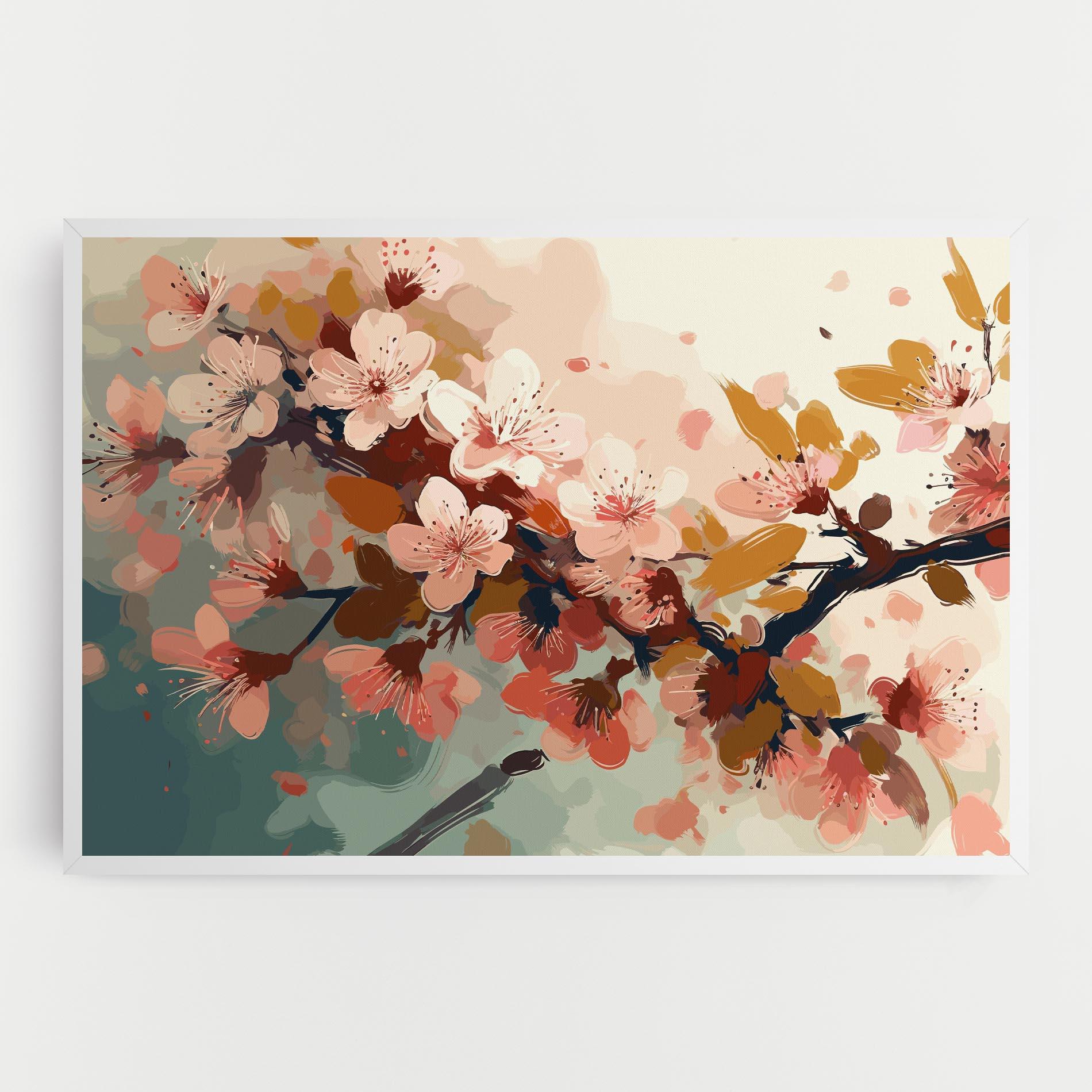 Leinwandbild Cute Spring Flower mockup 0