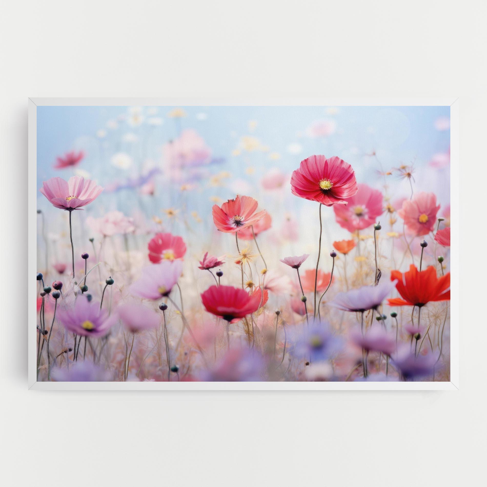 Leinwandbild Dreamy Sprig Pink Flower mockup 0