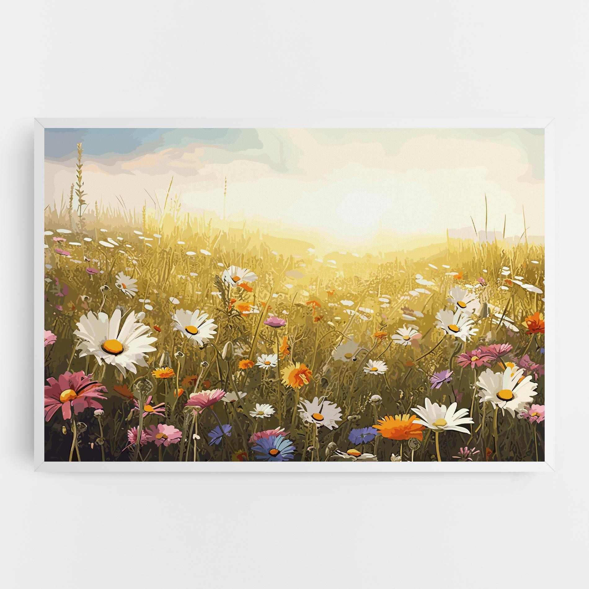 Leinwandbild Spring Field Art mockup 0