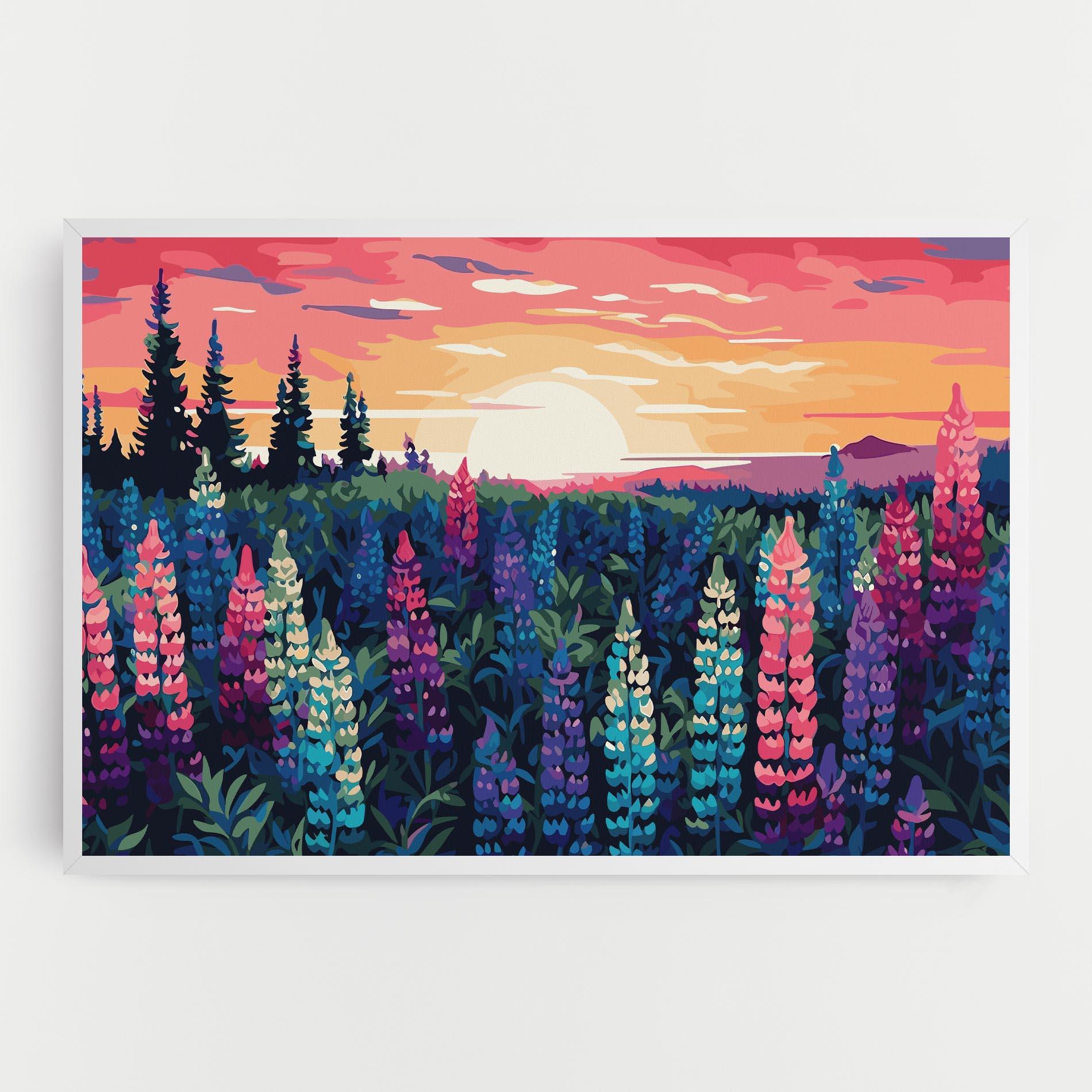 Leinwandbild Spring Sunset mockup 0