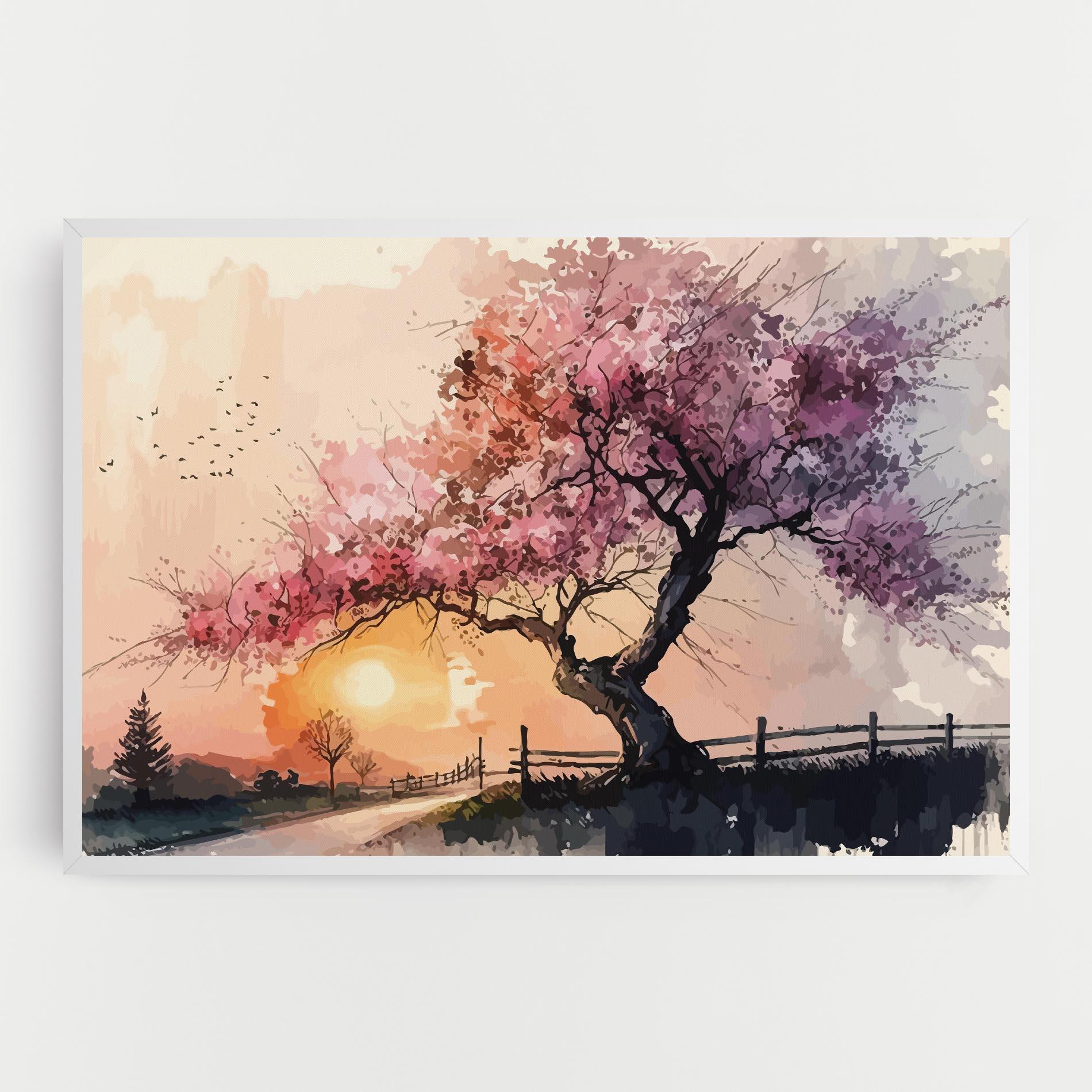 Leinwandbild Sunset Spring mockup 0