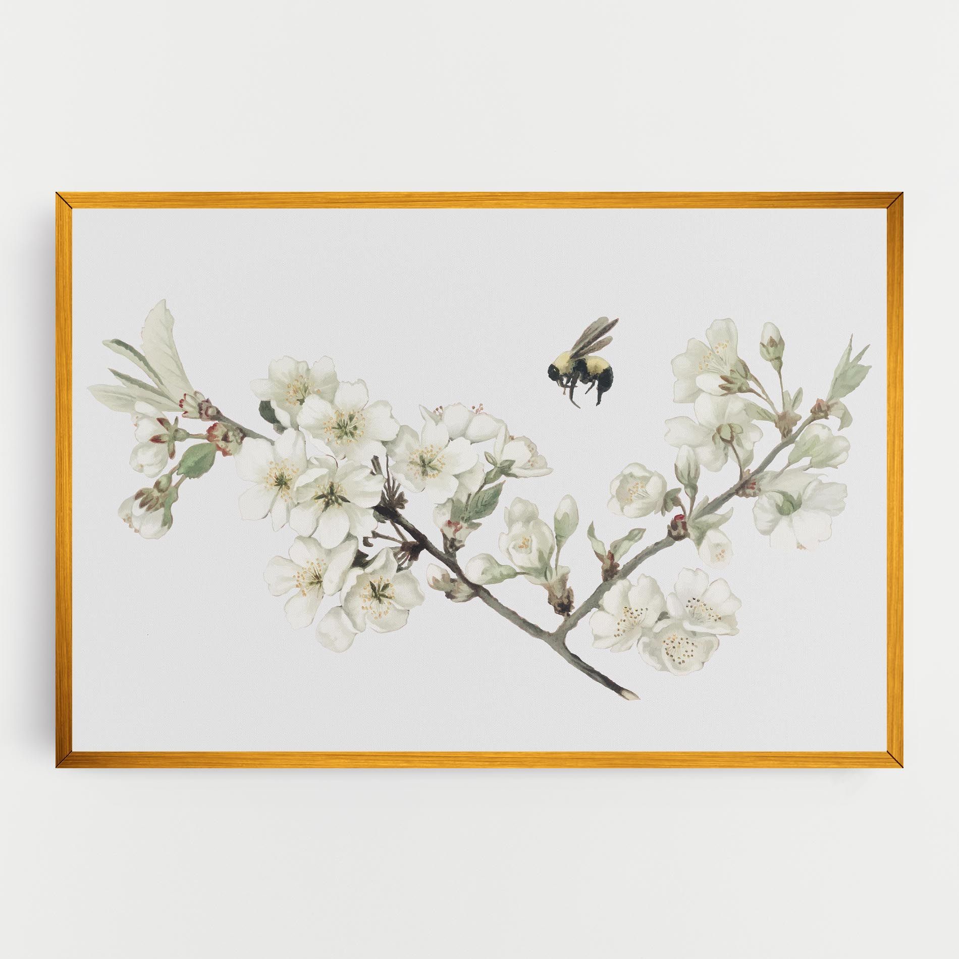 Bee Spring Flower mockup 0