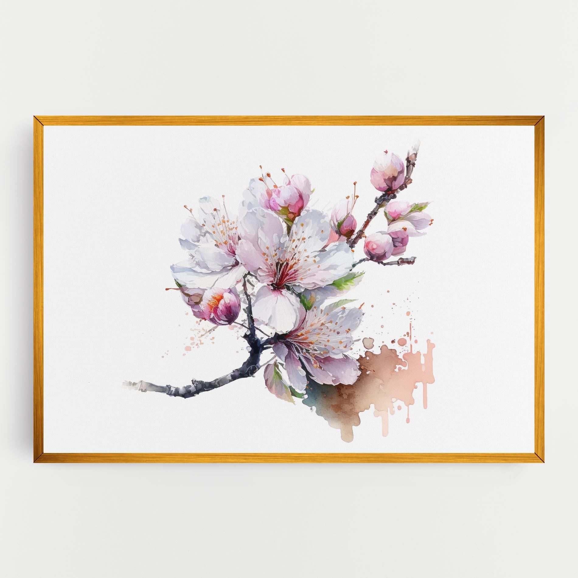 Leinwandbild Cherry Spring Art mockup 0
