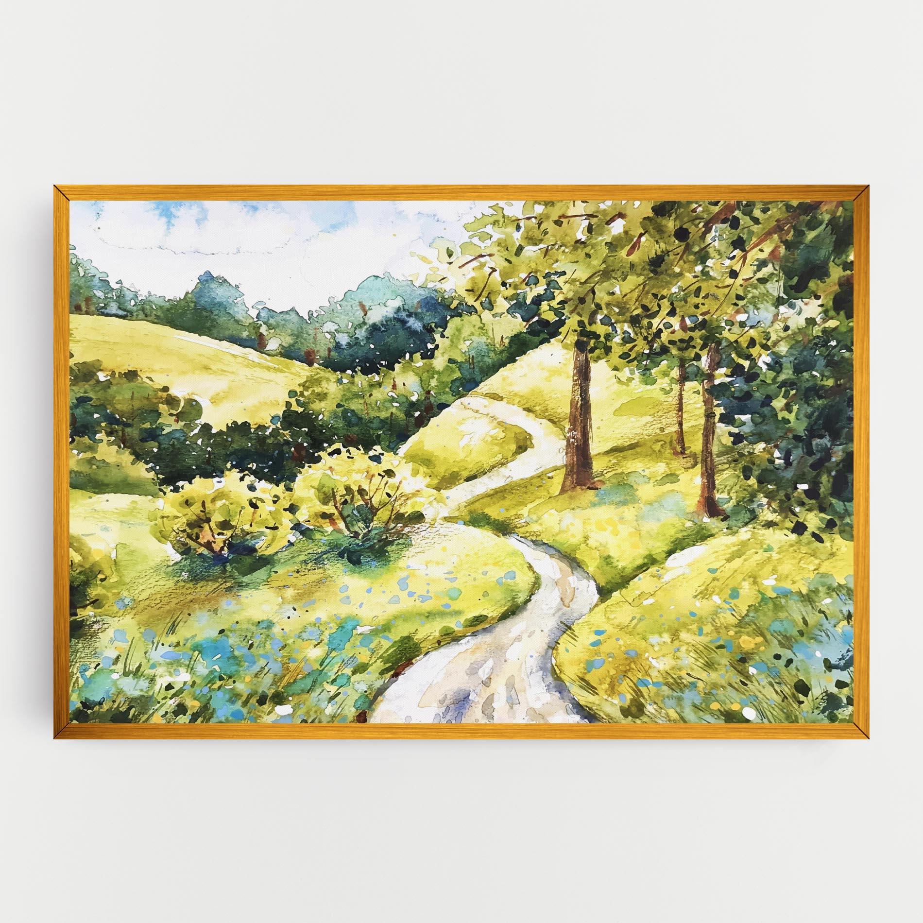 Leinwandbild Fresh Spring View mockup 0