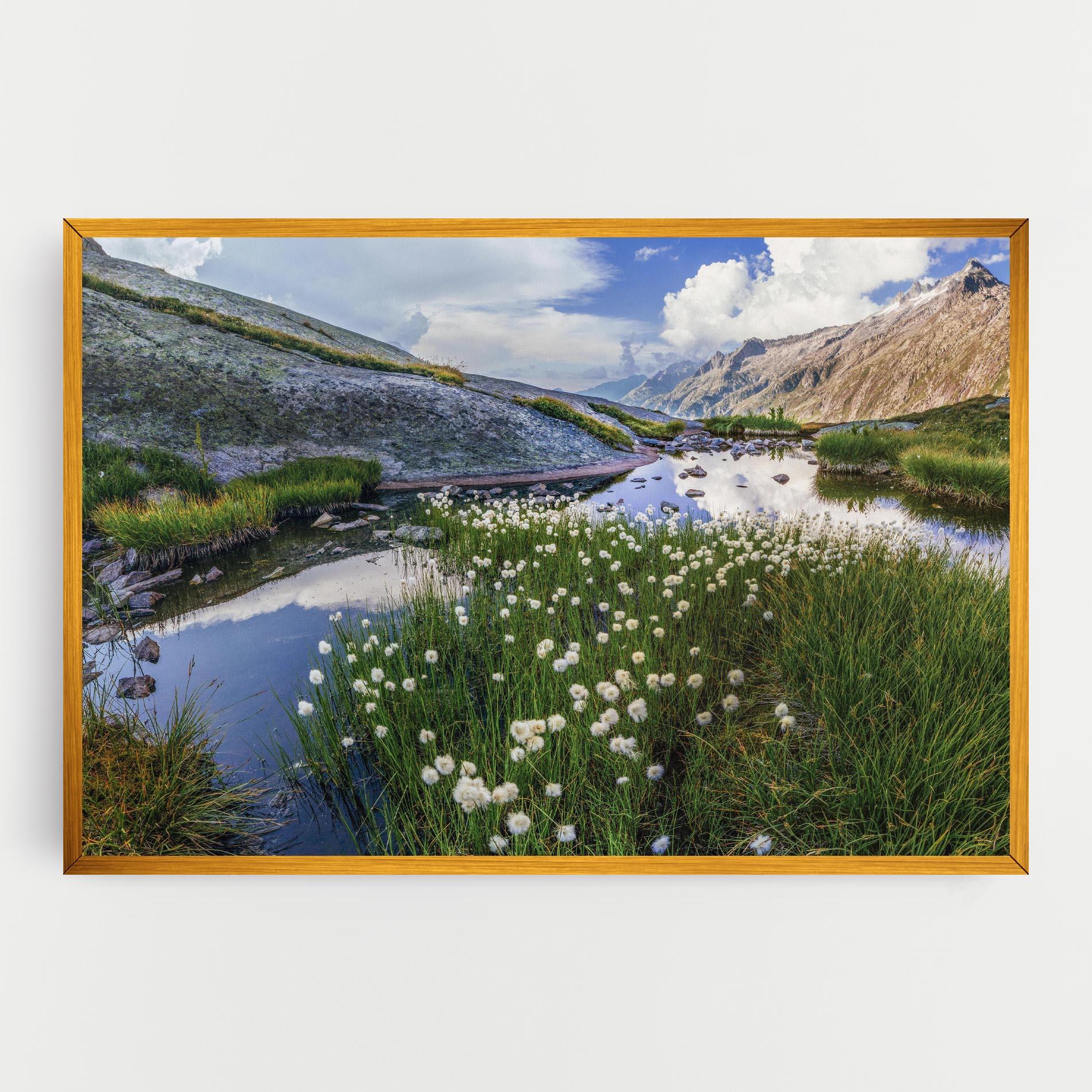 Leinwandbild Lake Spring View mockup 0