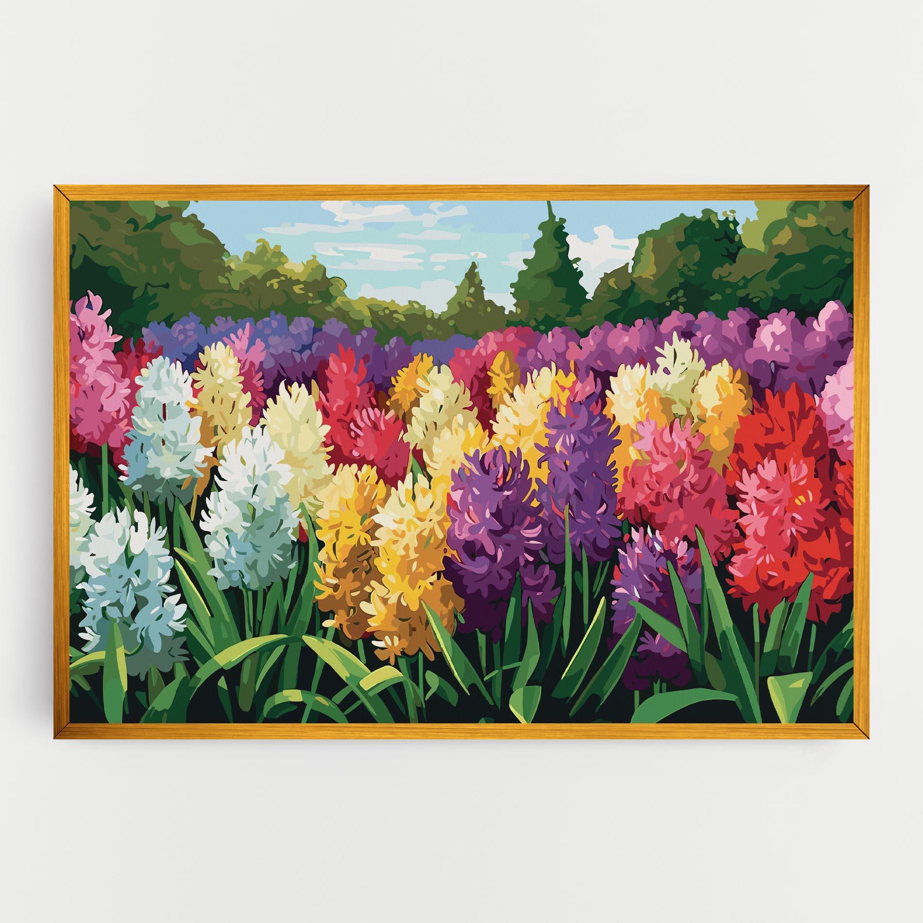 Leinwandbild Pretty Colorful Spring mockup 0