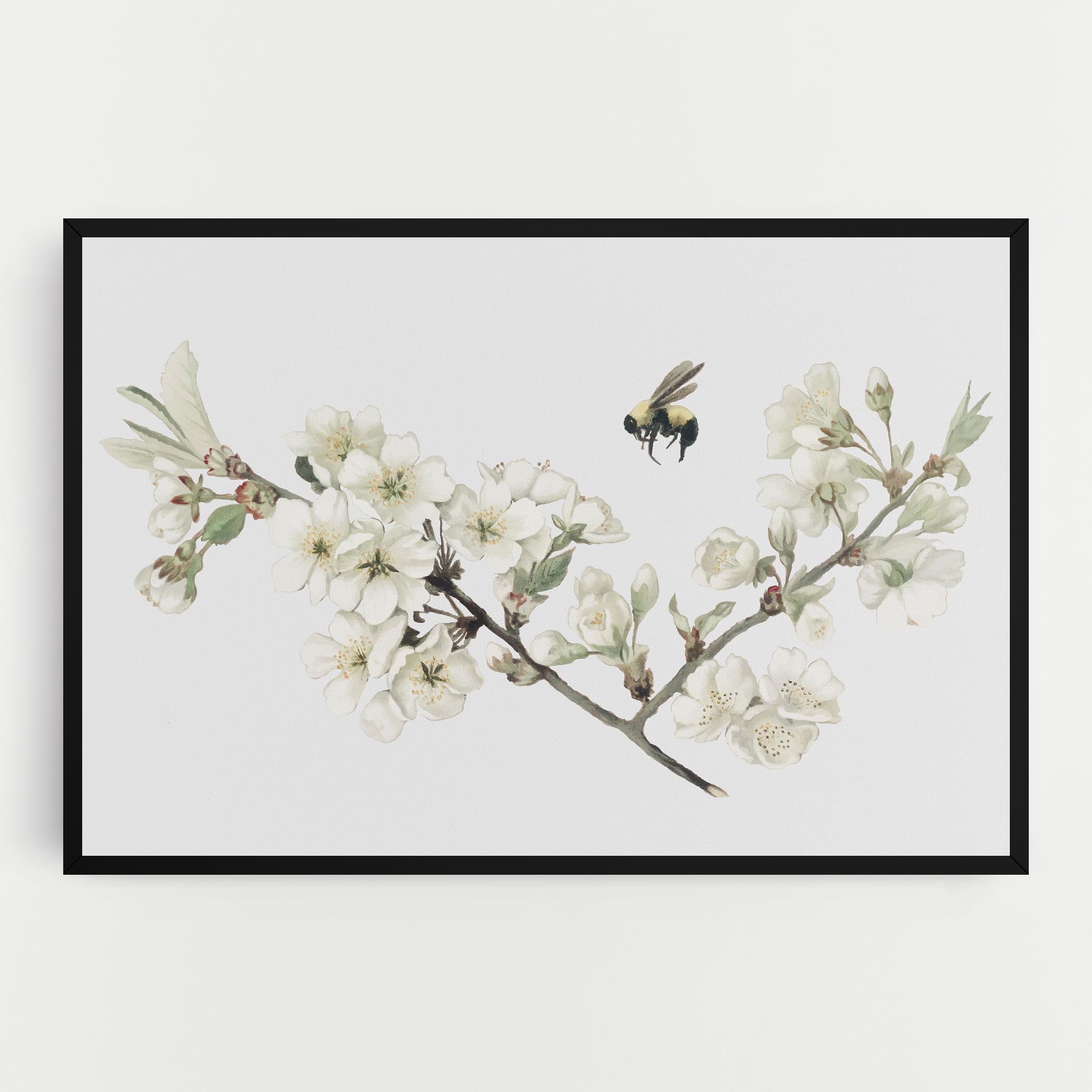 Bee Spring Flower mockup 0