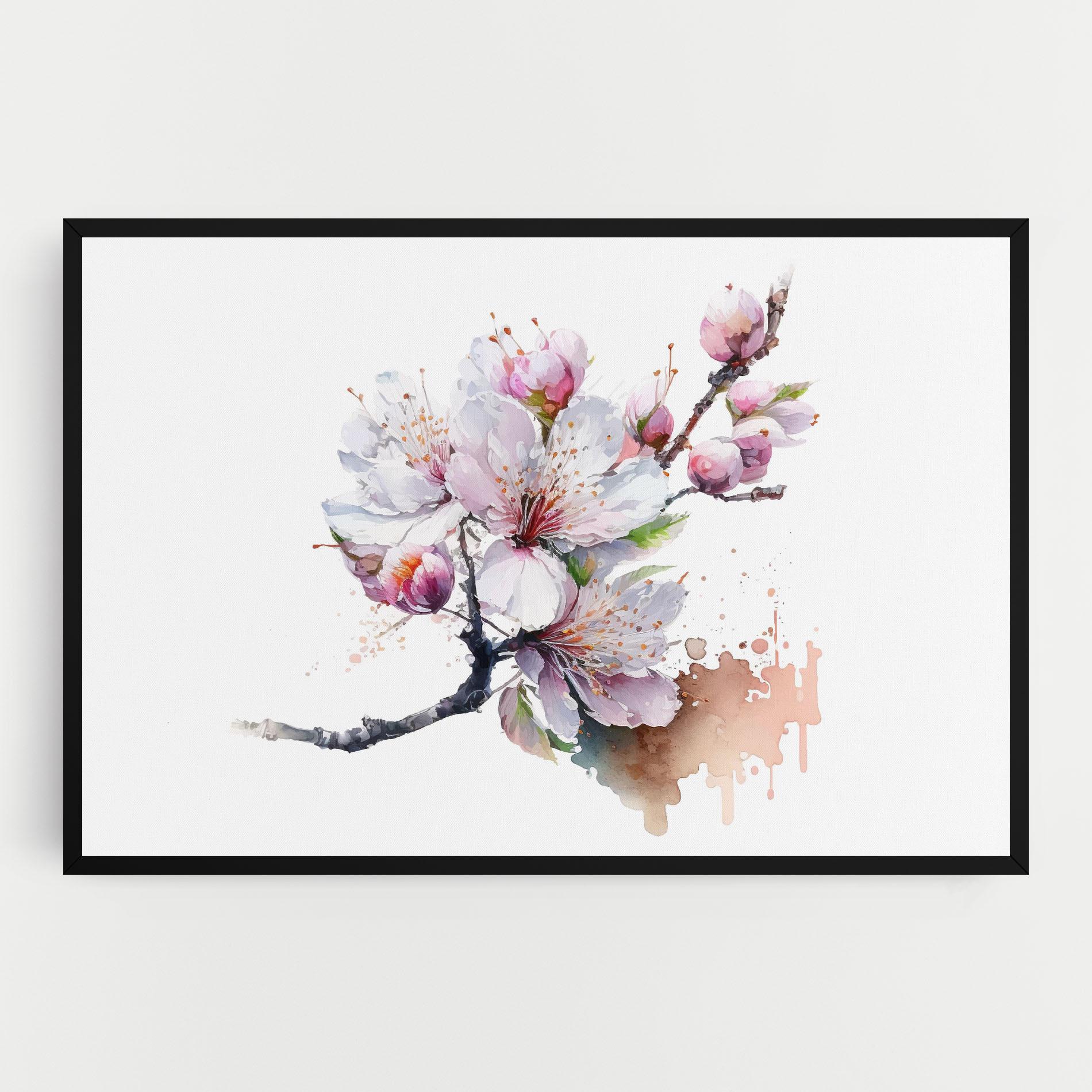 Leinwandbild Cherry Spring Art mockup 0