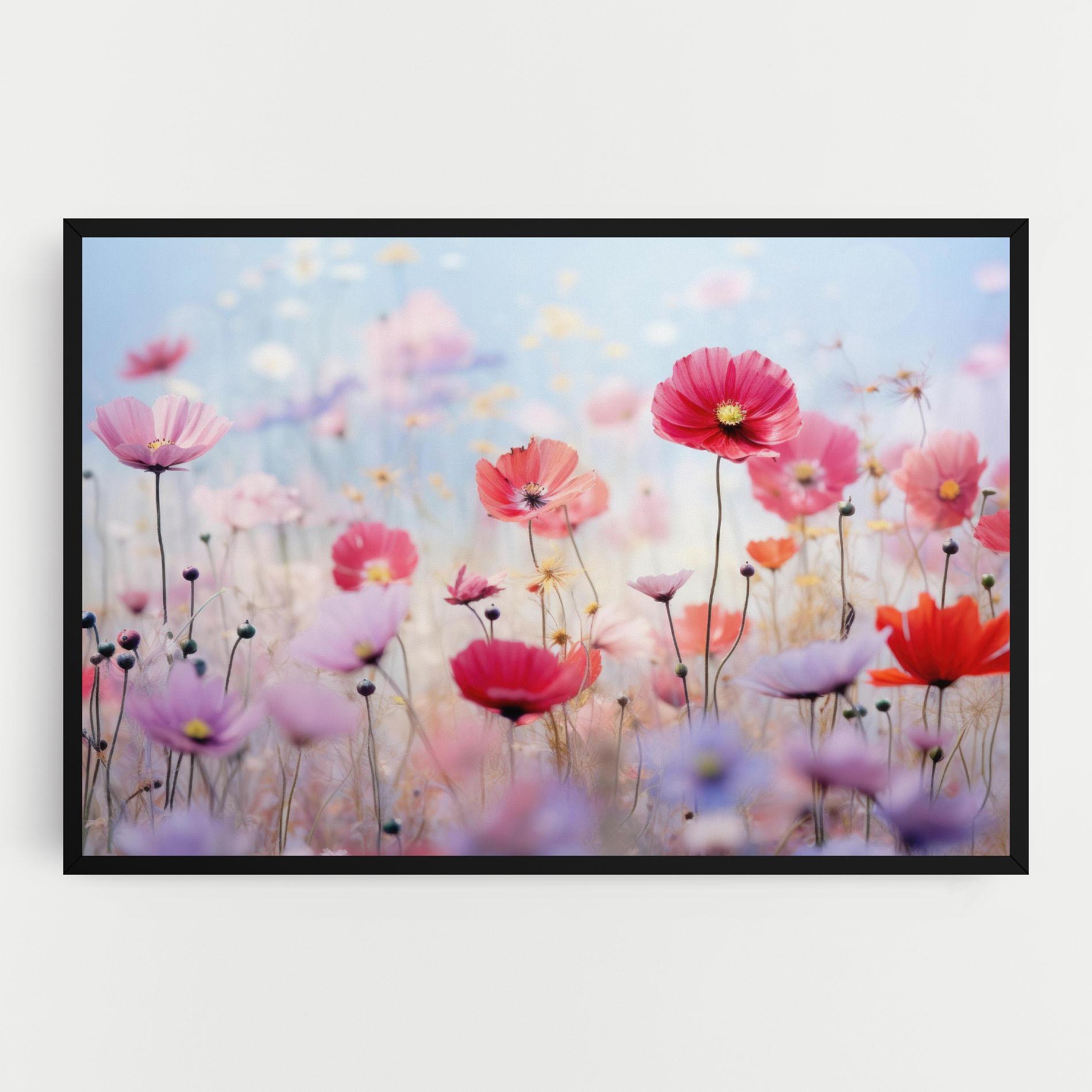 Leinwandbild Dreamy Sprig Pink Flower mockup 0