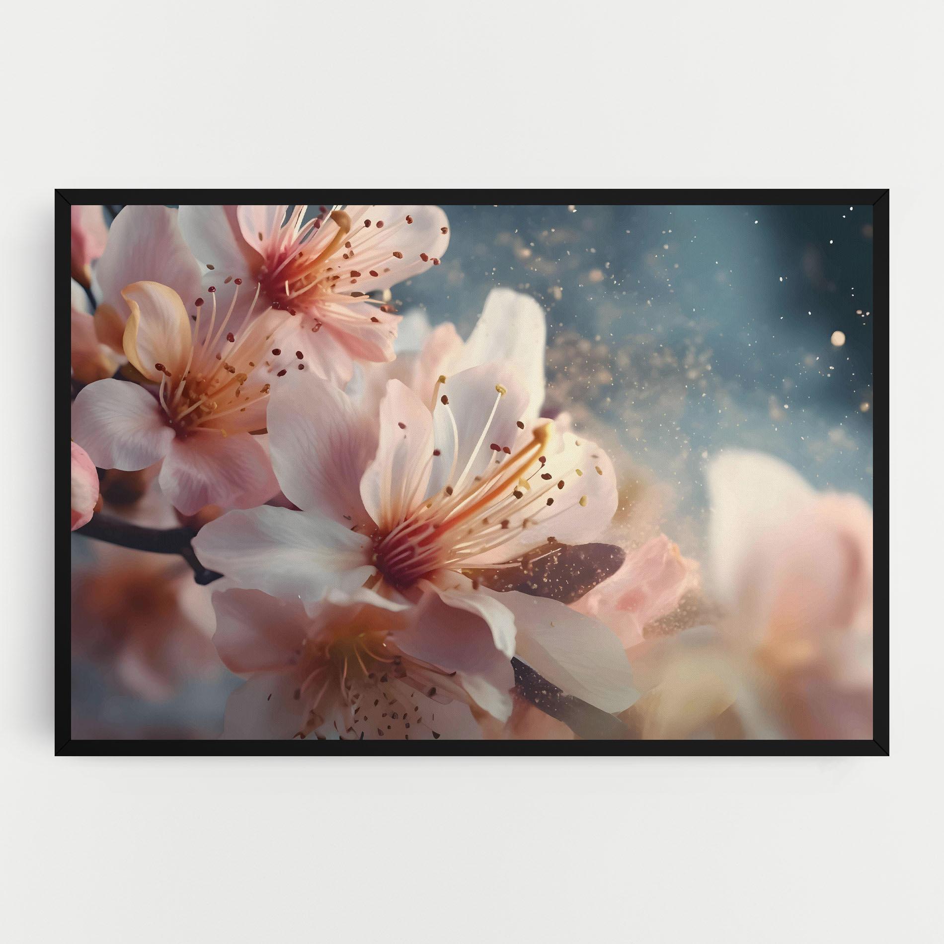 Leinwandbild Flower Spring Art mockup 0