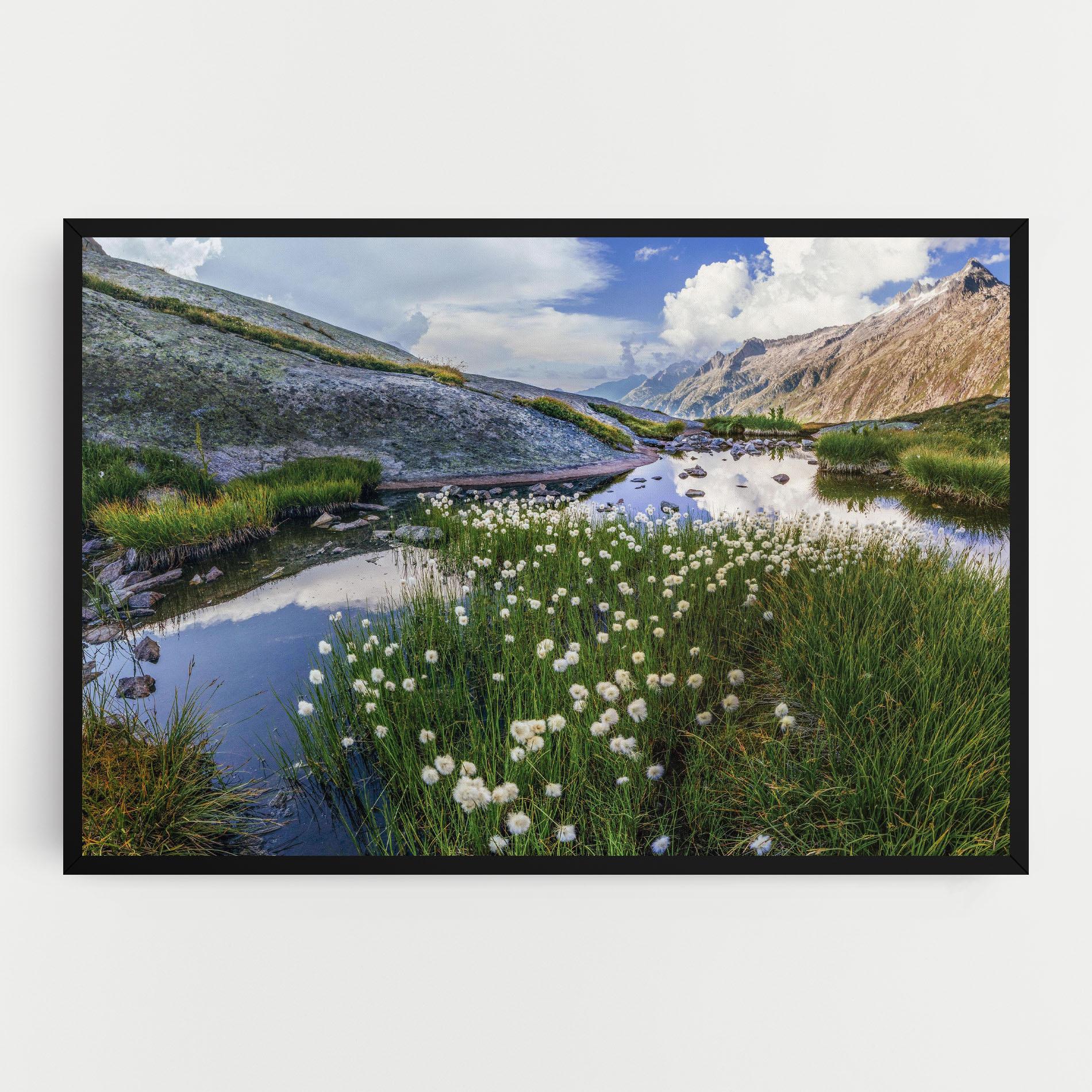 Leinwandbild Lake Spring View mockup 0
