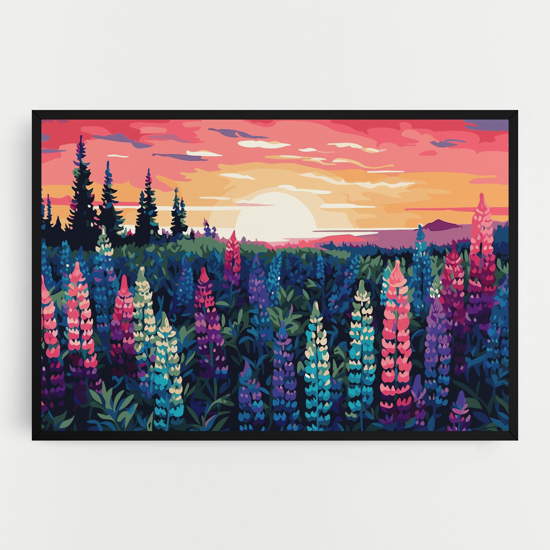 Leinwandbild Spring Sunset mockup 0