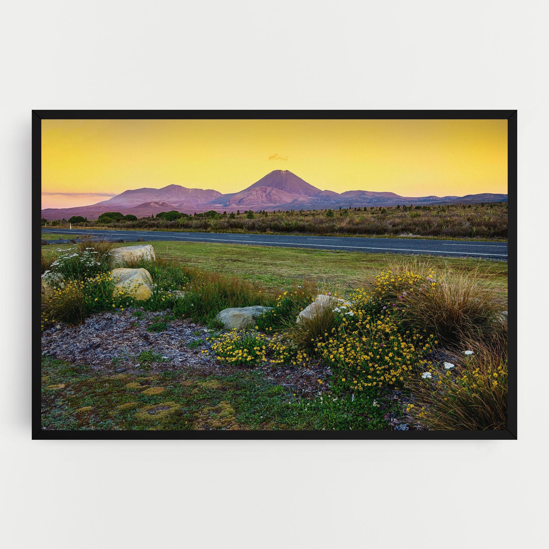 Leinwandbild Yellow Sky mockup 0