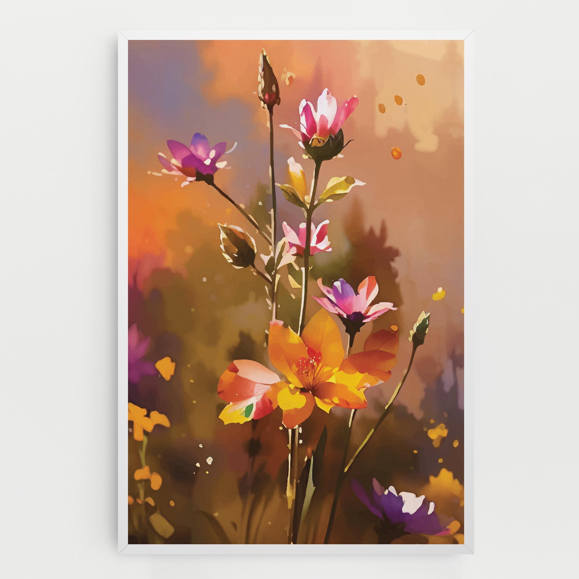 Leinwandbild Orange Pink Spring mockup 0