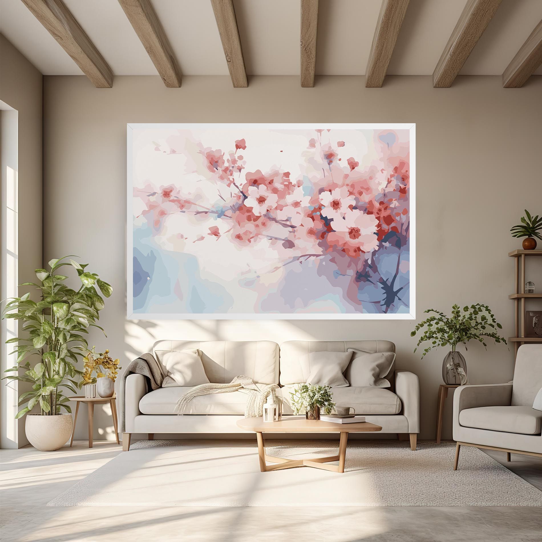 Pastel Spring Flowers mockup 6