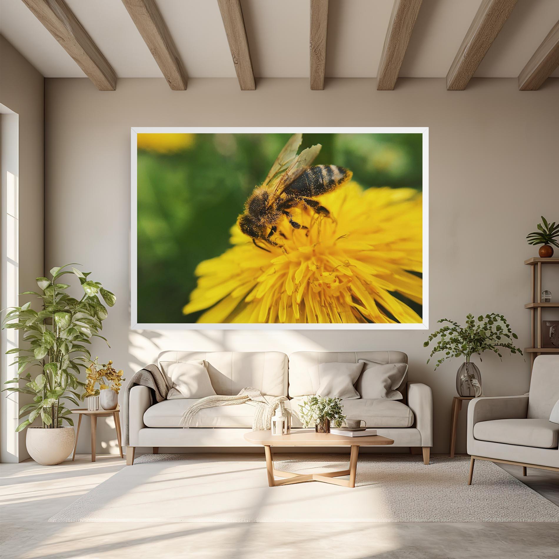 Leinwandbild Spring Bee mockup 6