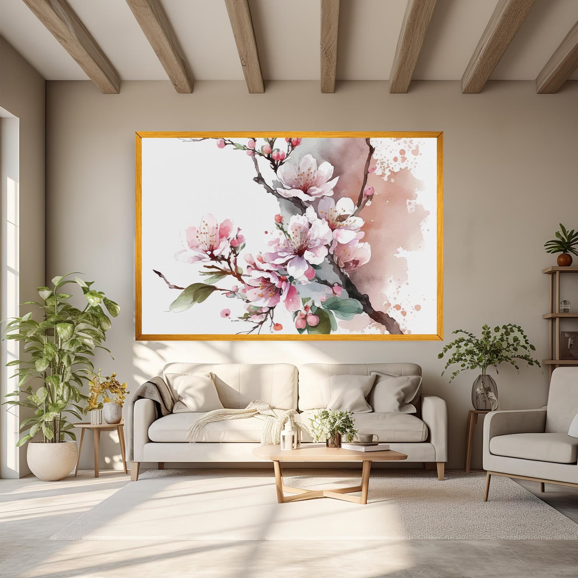 Cherry Spring Flower mockup 6