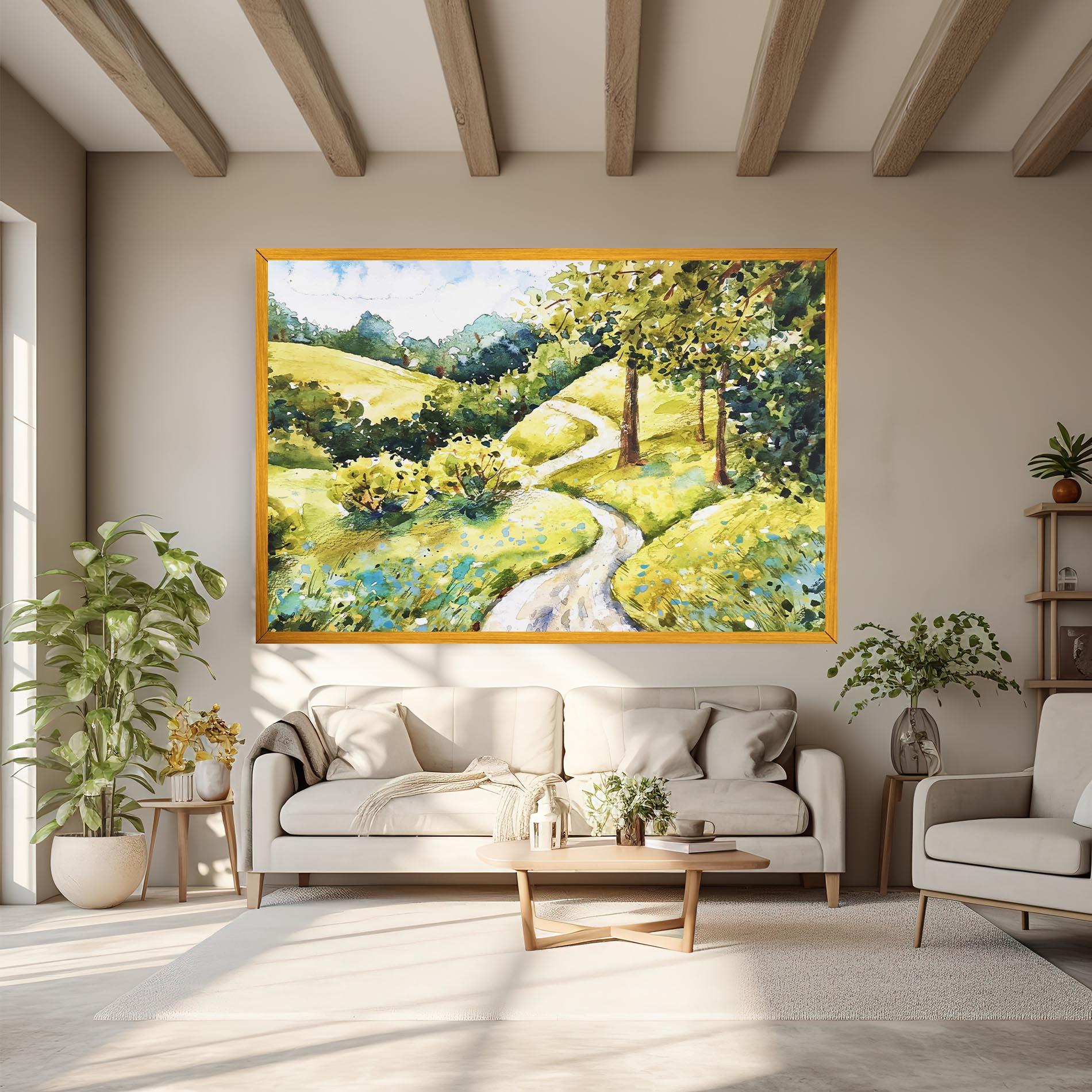 Leinwandbild Fresh Spring View mockup 6