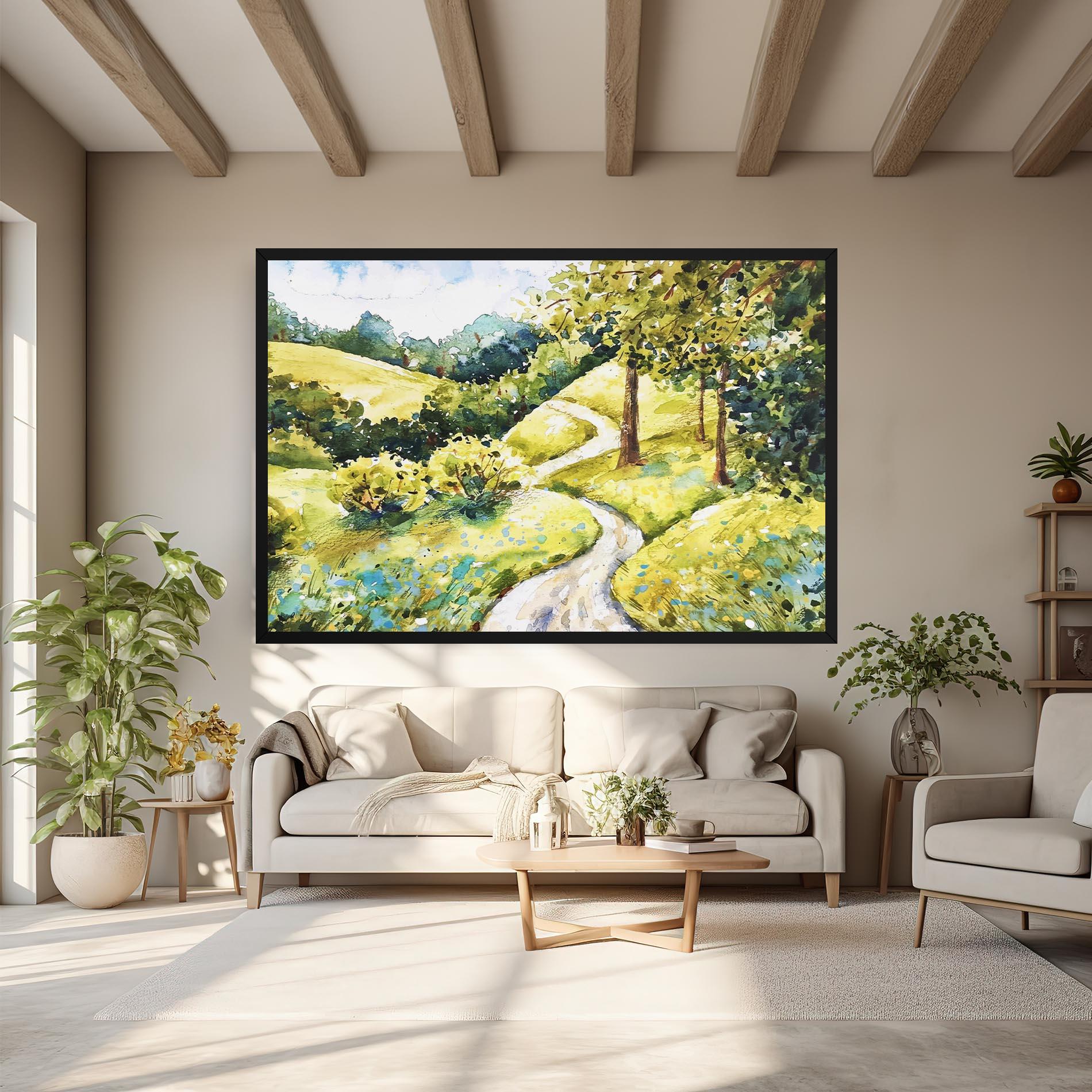 Leinwandbild Fresh Spring View mockup 6