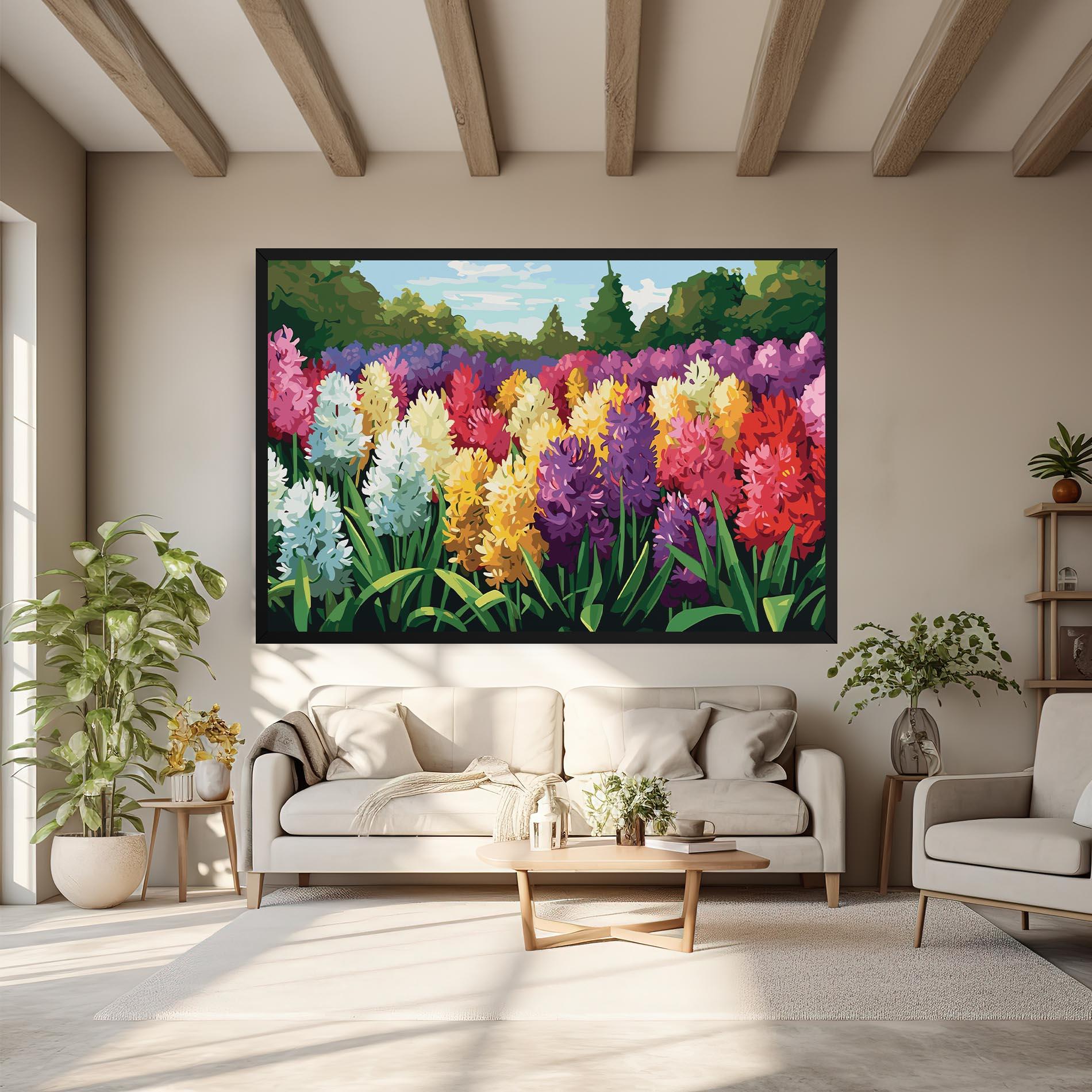 Leinwandbild Pretty Colorful Spring mockup 6