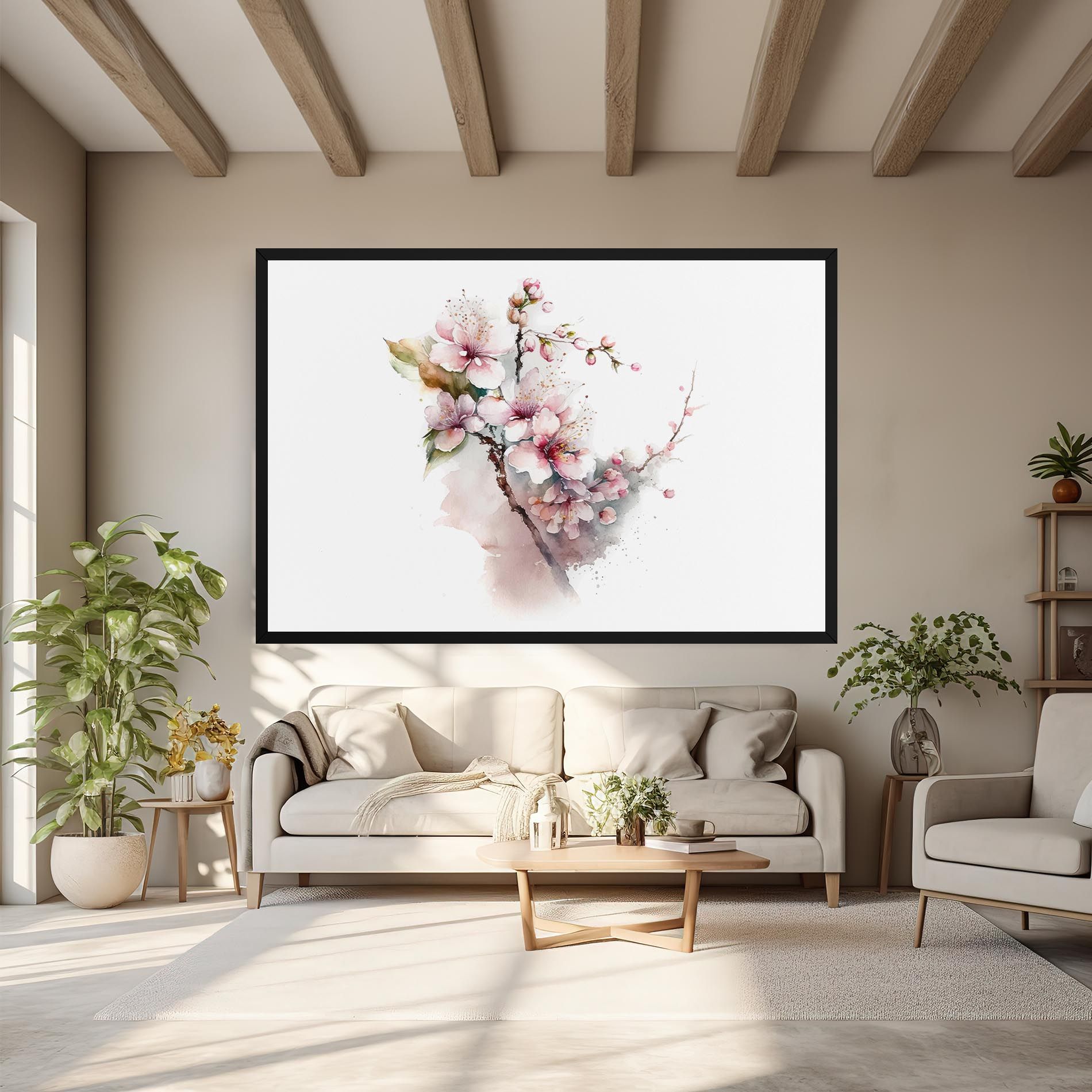 Spring Pastel Flower mockup 6