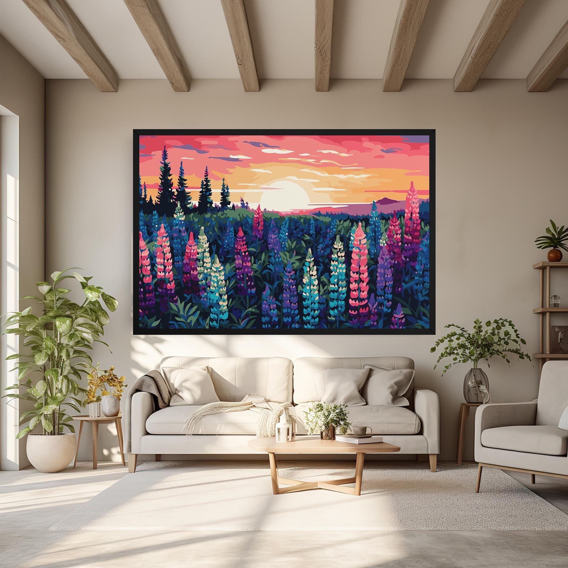 Leinwandbild Spring Sunset mockup 6