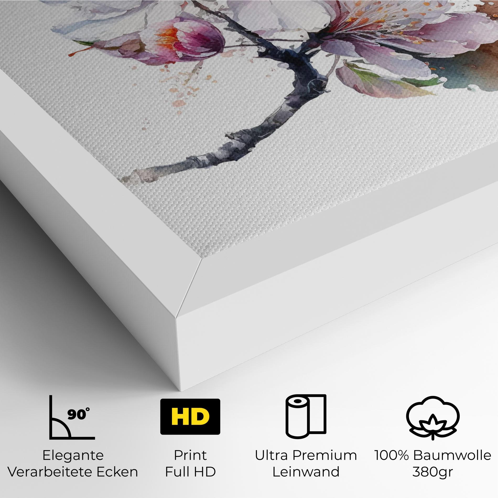 Leinwandbild Cherry Spring Art mockup 4