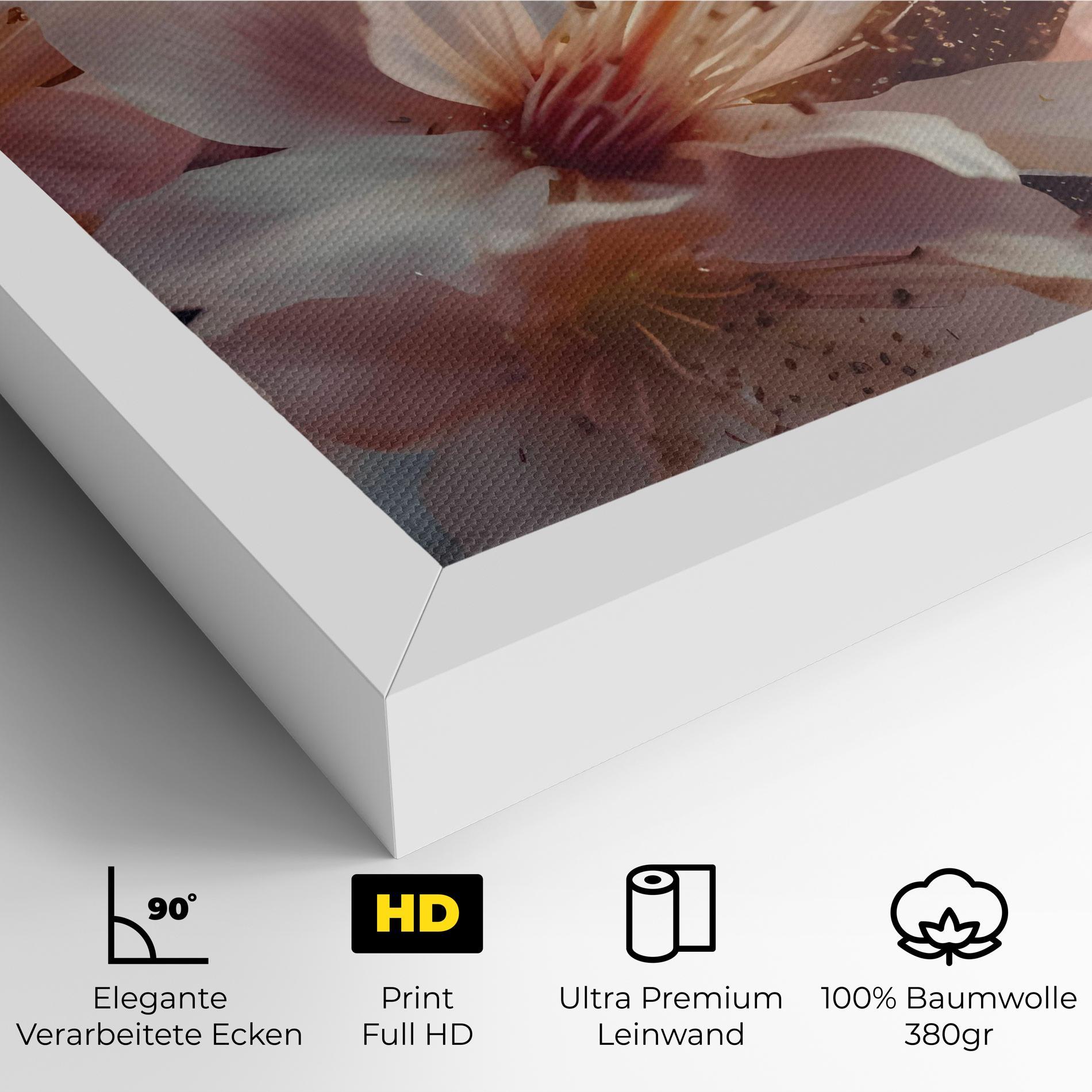 Leinwandbild Flower Spring Art mockup 4