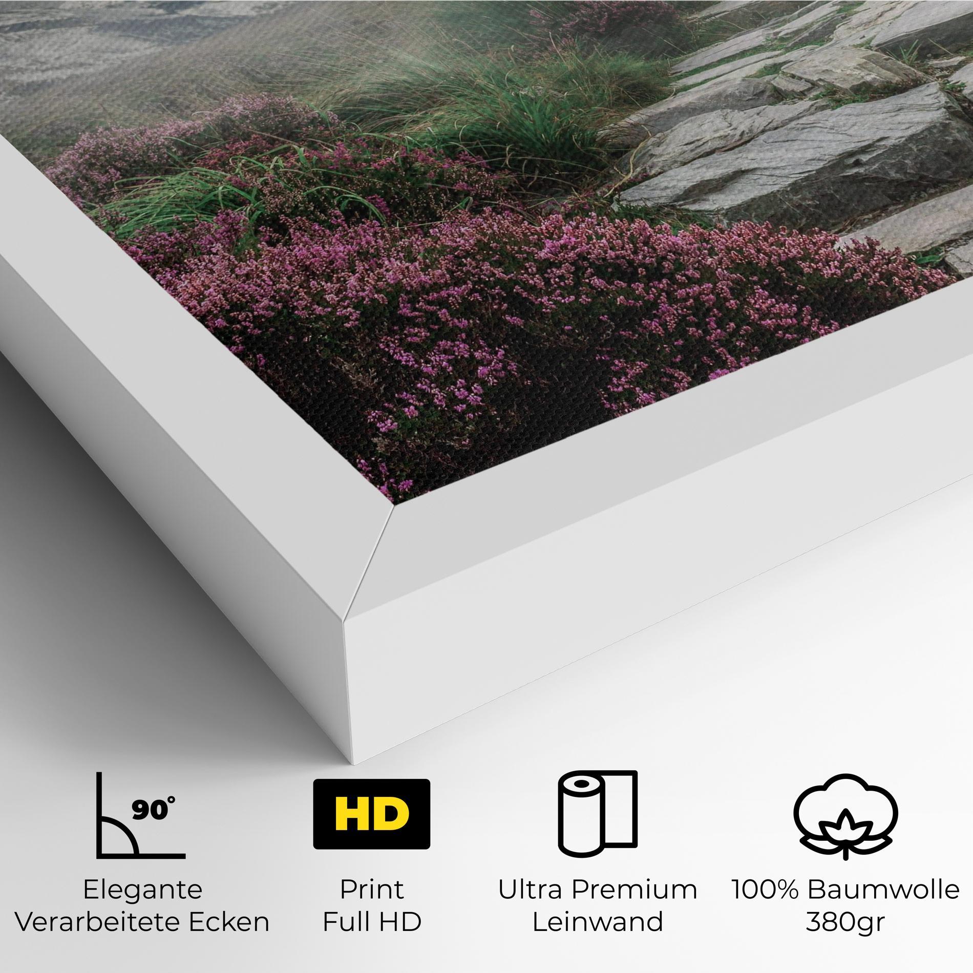 Leinwandbild Mountain Spring View mockup 4