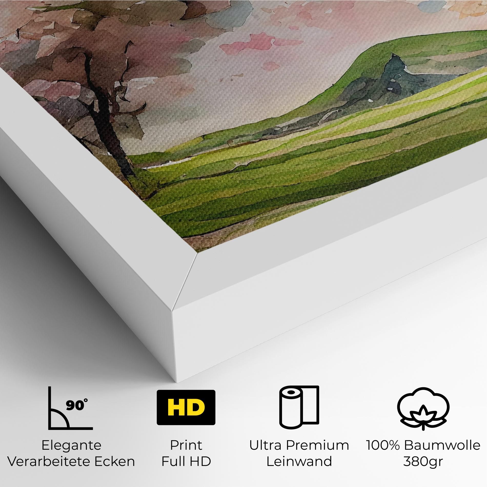 Spring Pink Trees mockup 4