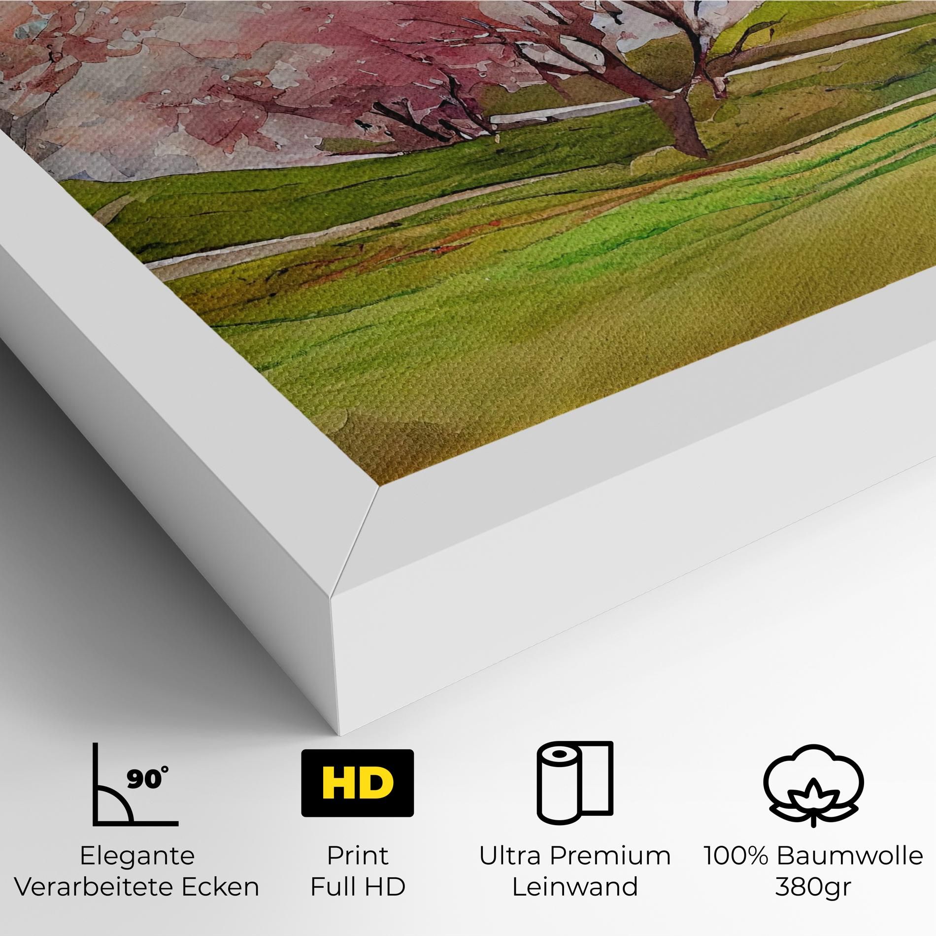 Spring Trees Painting mockup 4