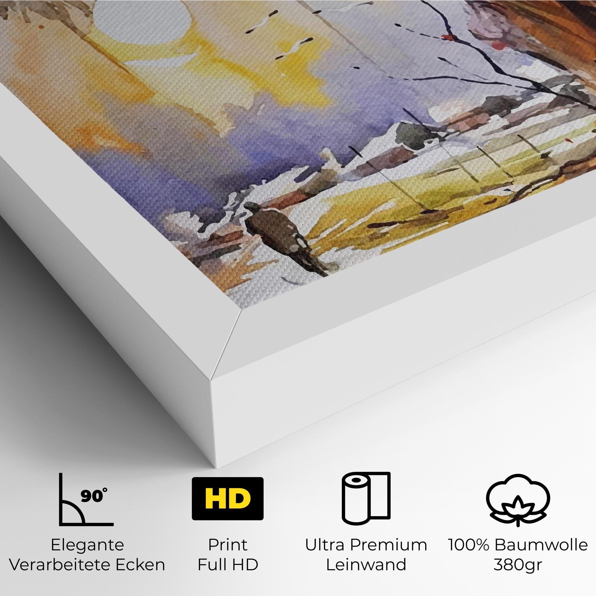 Watercolor Spring Tree mockup 4