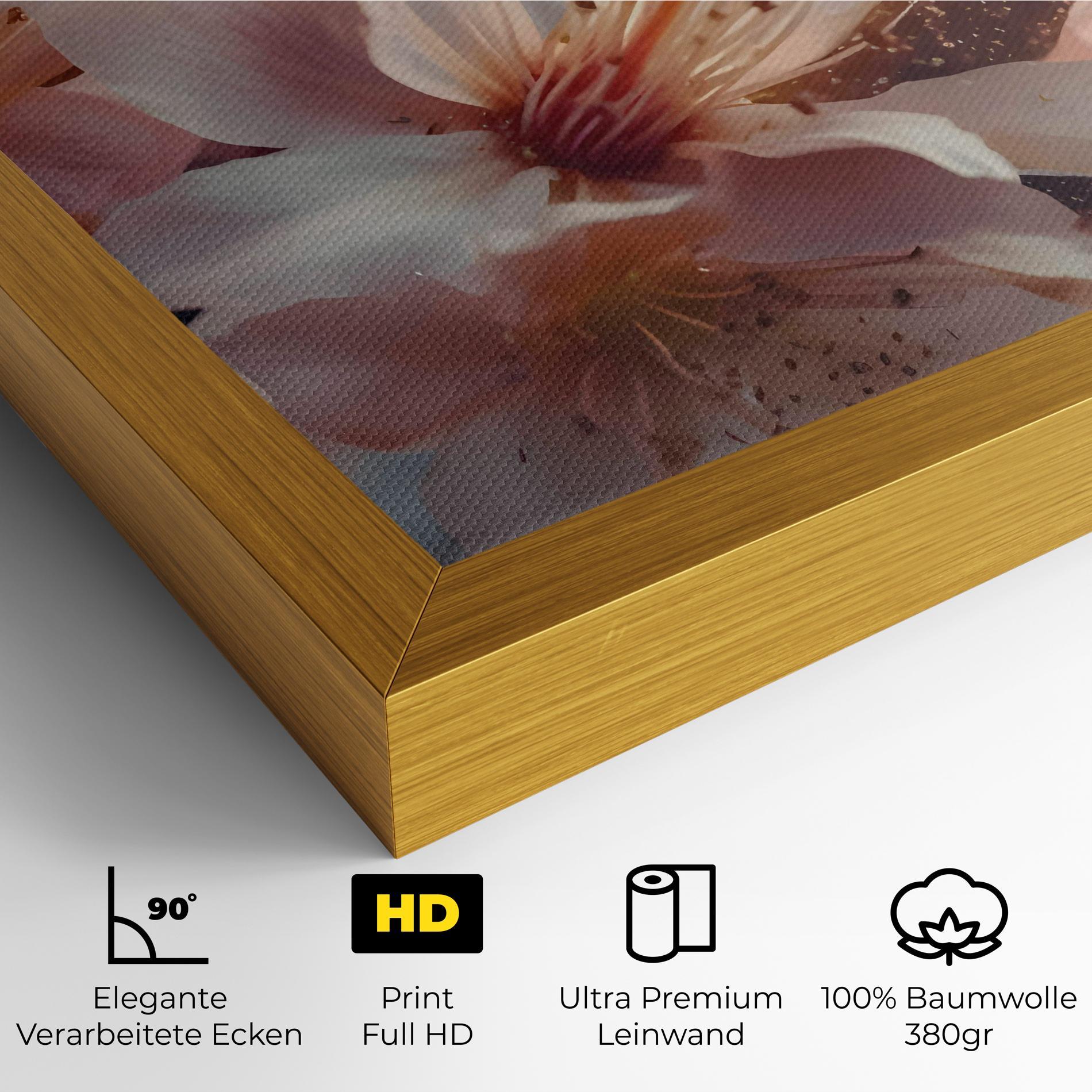 Leinwandbild Flower Spring Art mockup 4