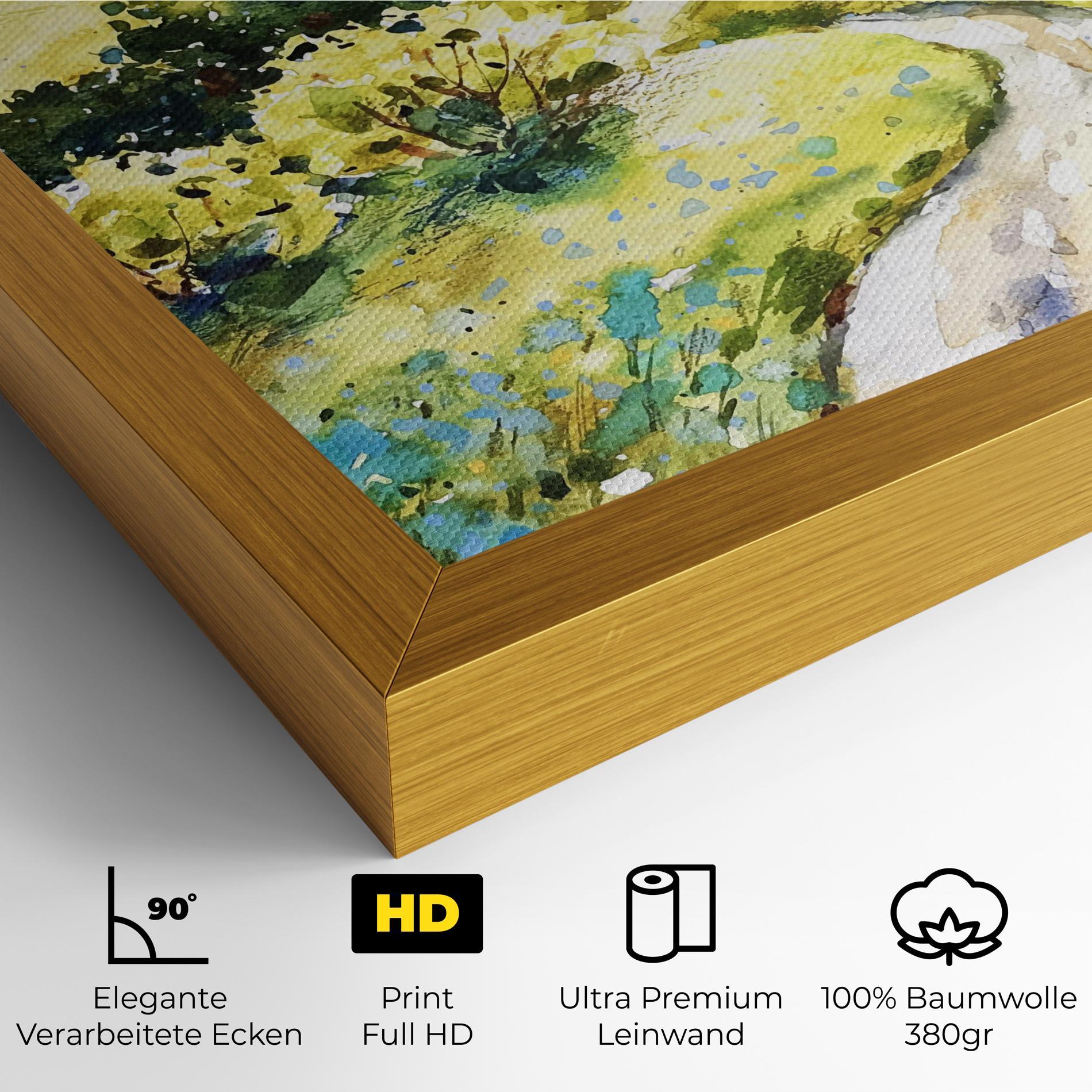 Leinwandbild Fresh Spring View mockup 4