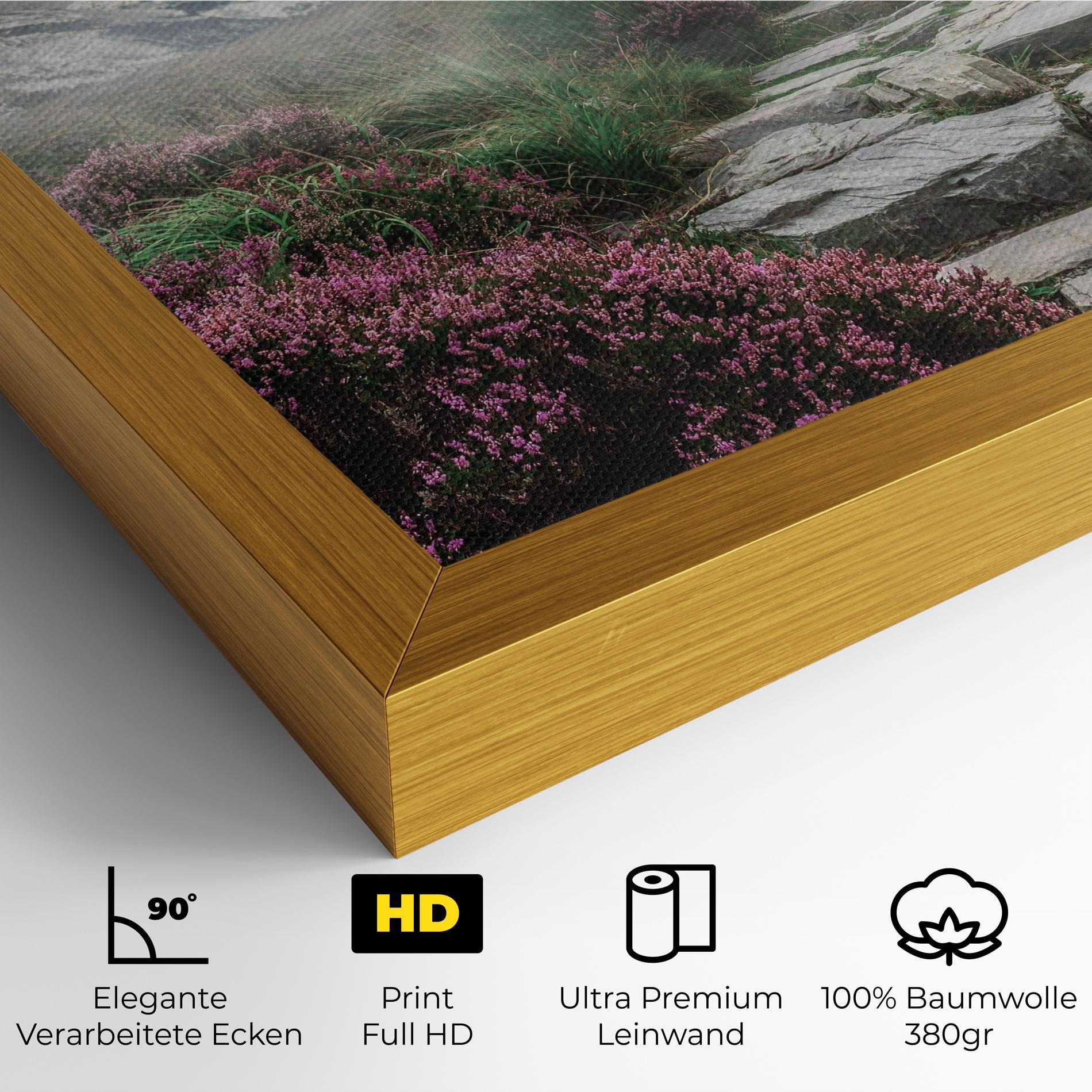 Leinwandbild Mountain Spring View mockup 4