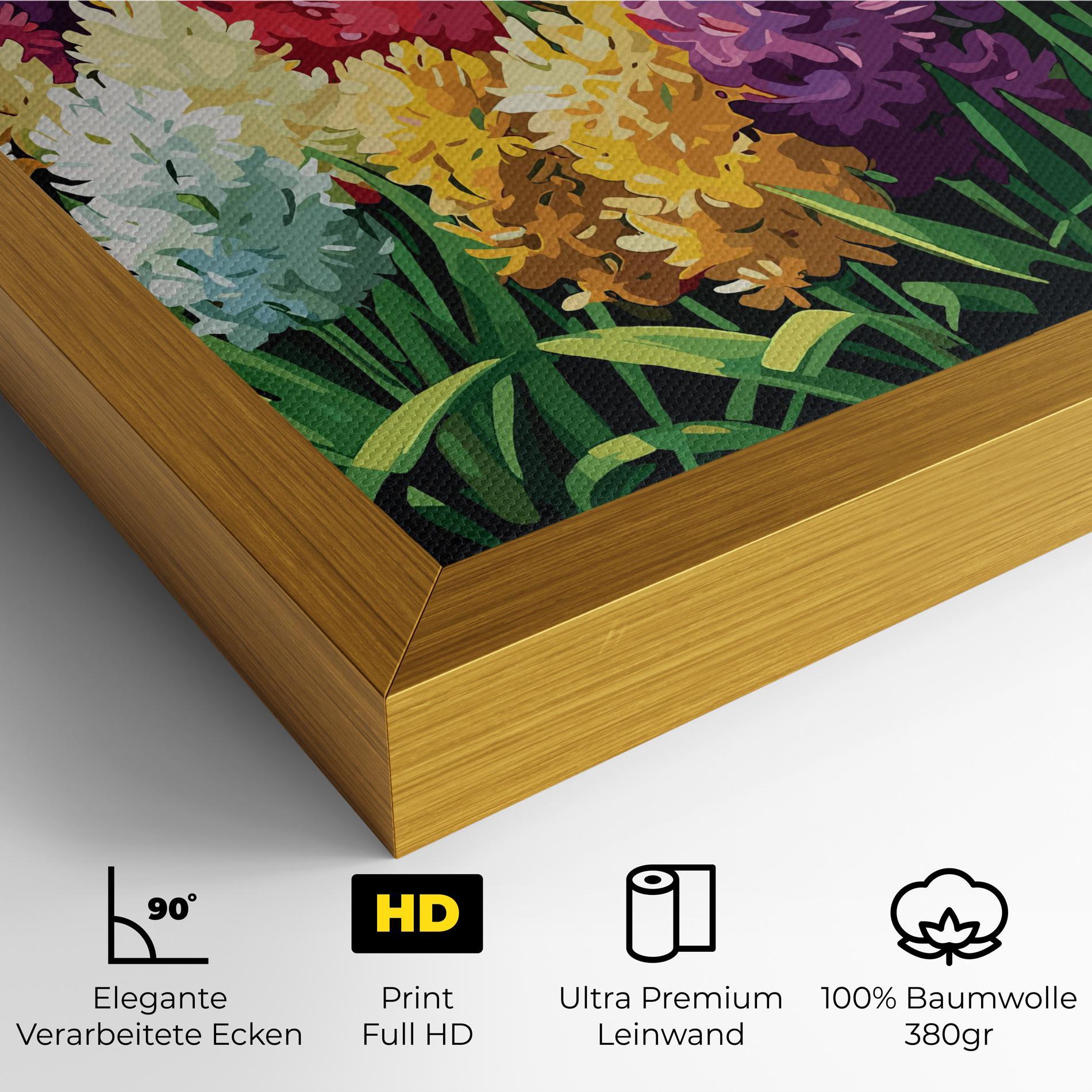 Leinwandbild Pretty Colorful Spring mockup 4